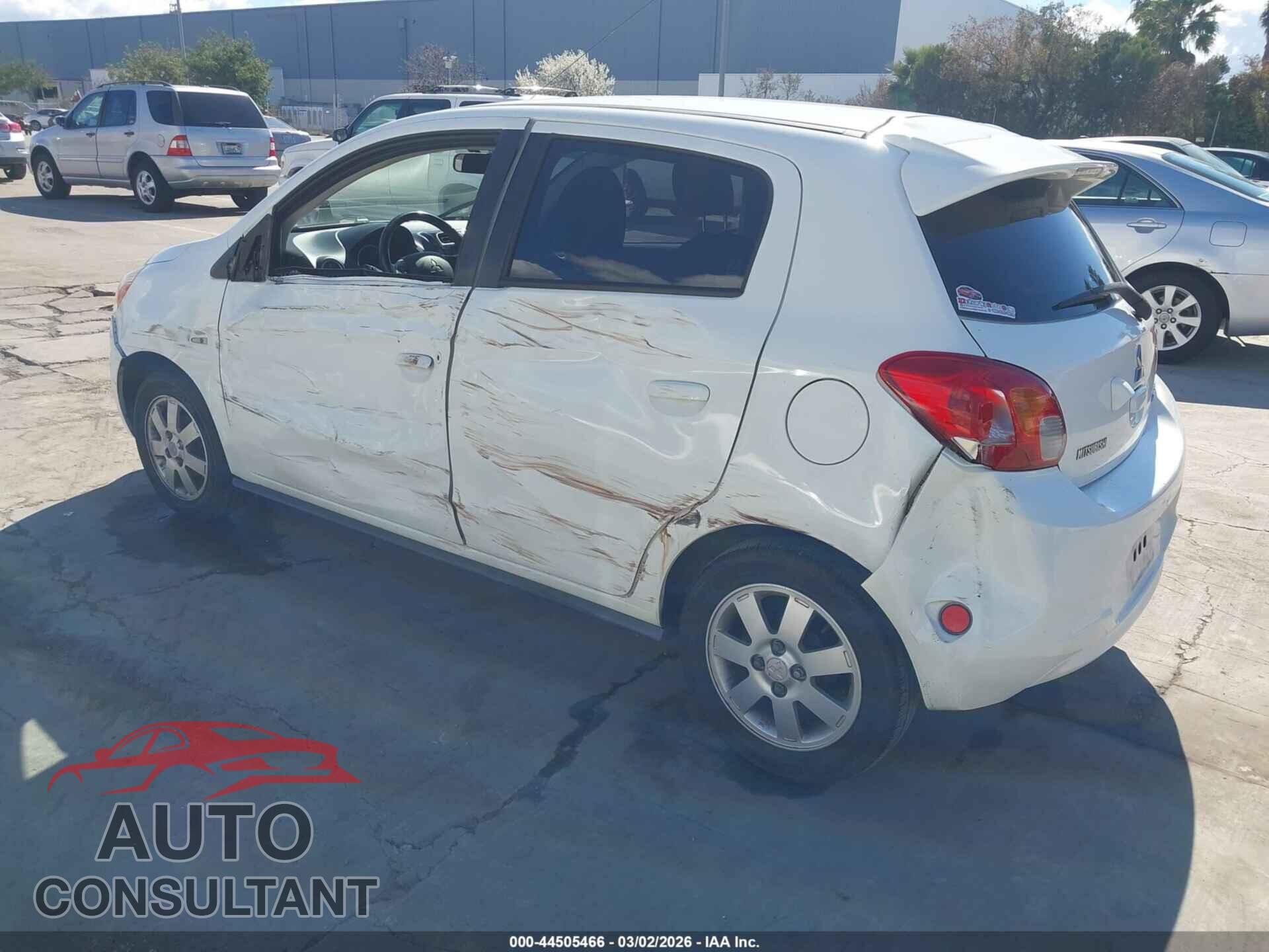 MITSUBISHI MIRAGE 2014 - ML32A4HJ3EH025805