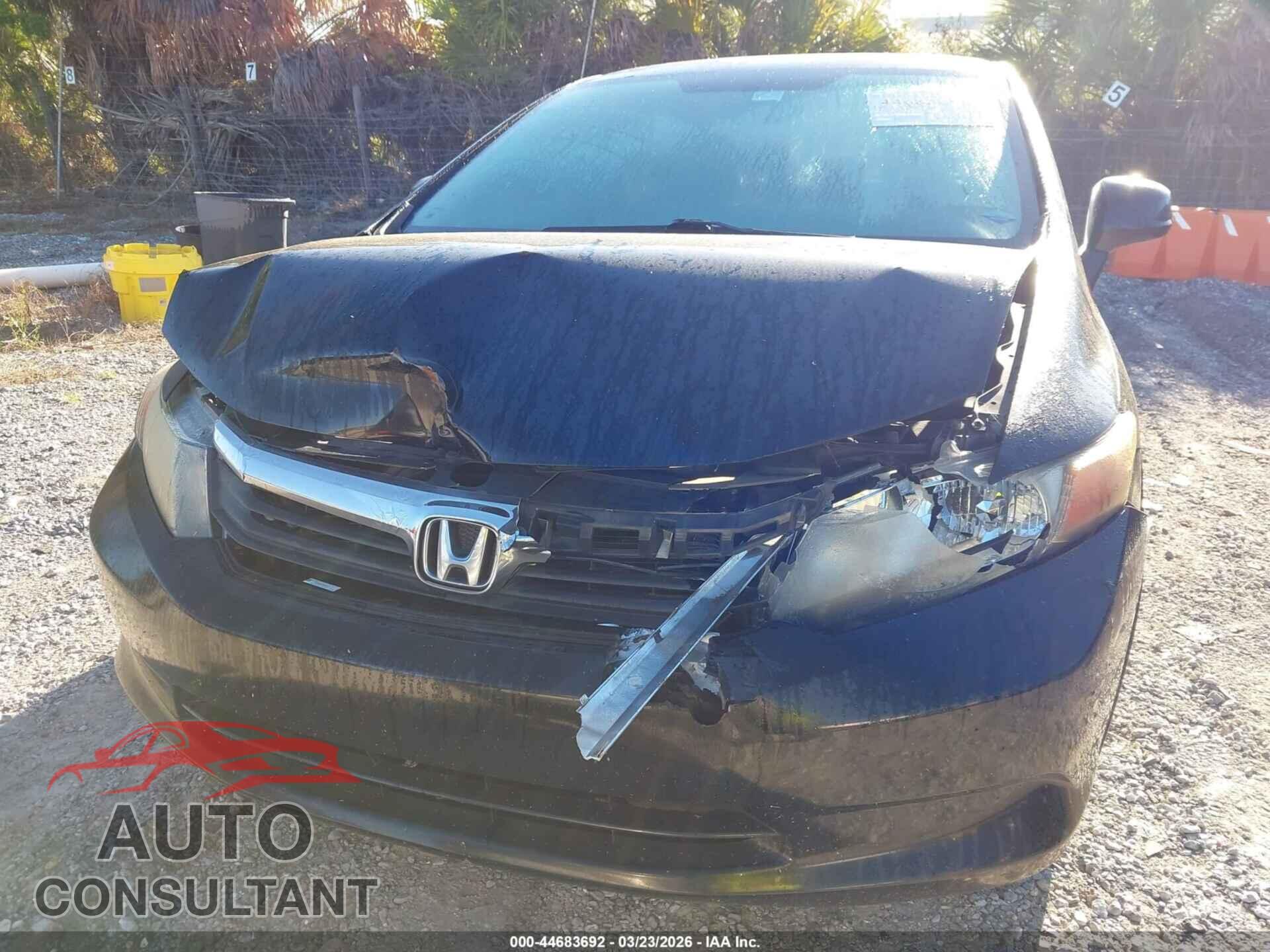 HONDA CIVIC 2012 - 2HGFB2F54CH564111