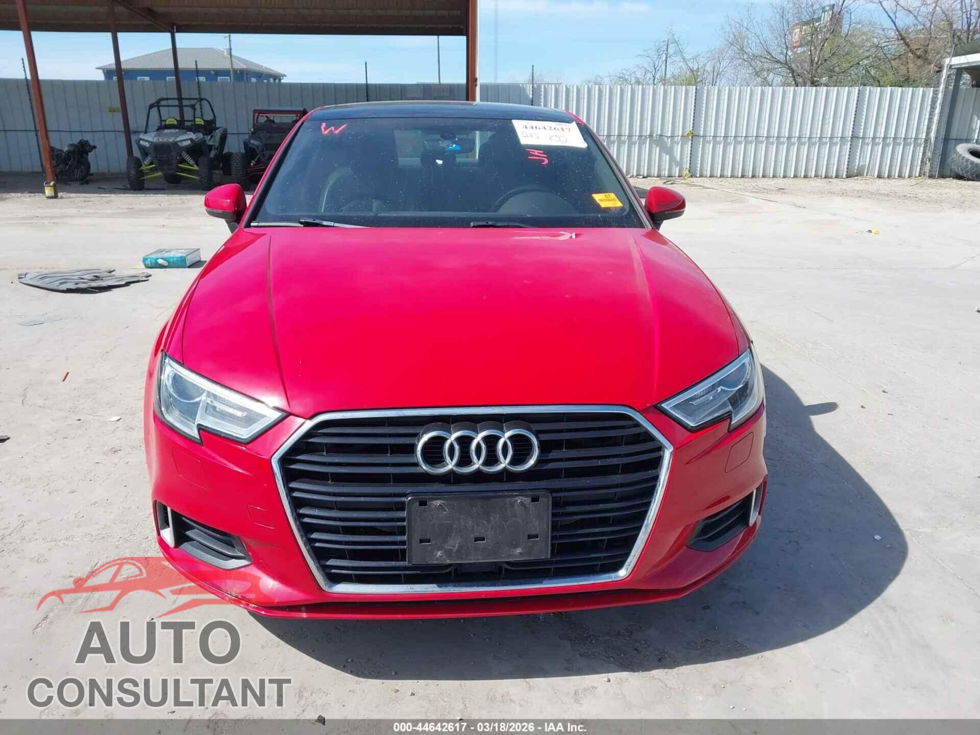 AUDI A3 2017 - WAUAUGFF3H1035972