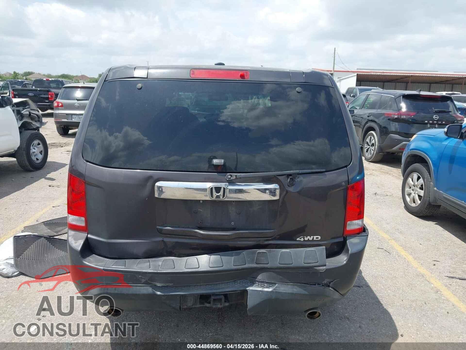 HONDA PILOT 2012 - 5FNYF4H6XCB049097