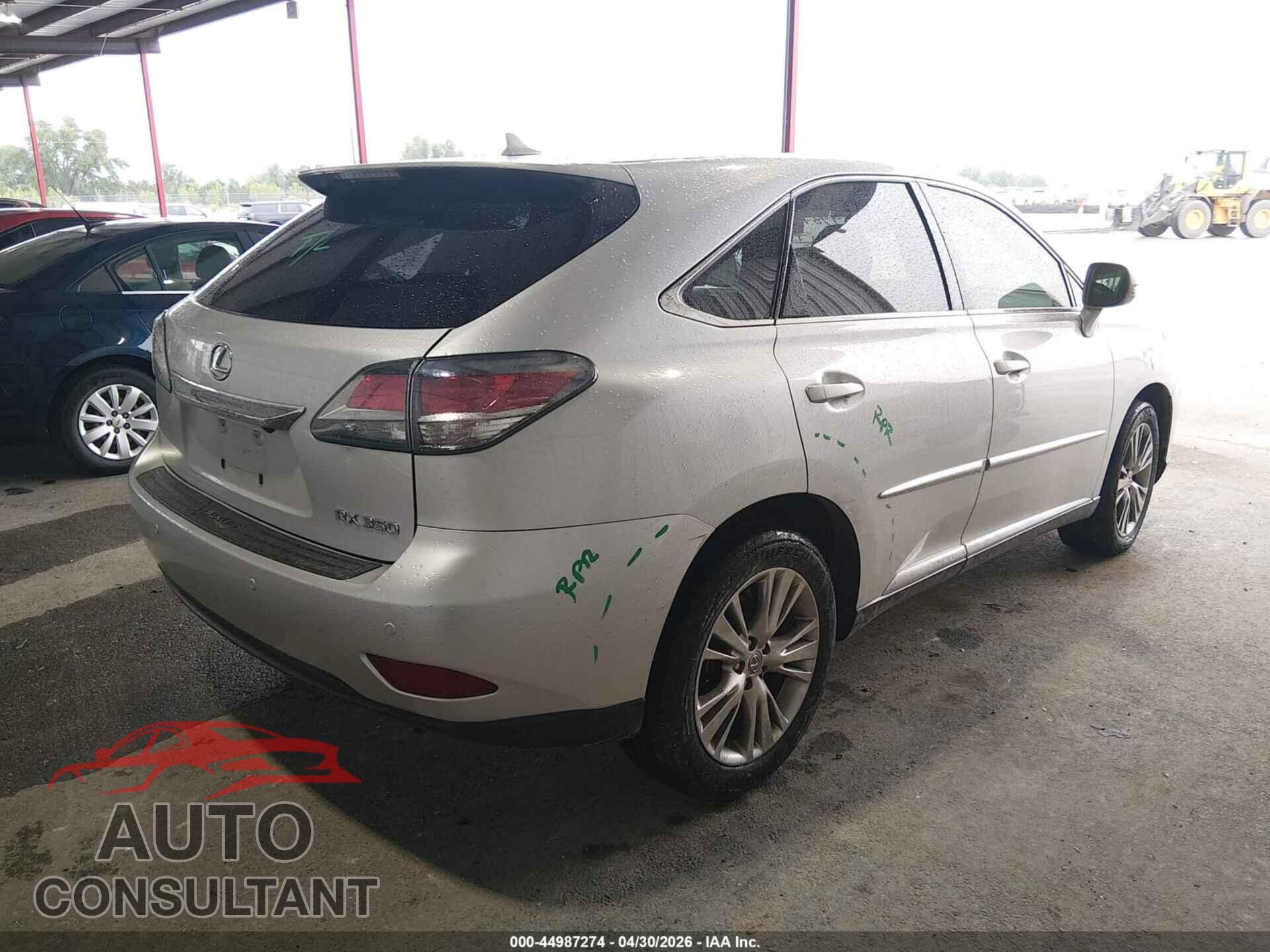LEXUS RX 350 2013 - 2T2ZK1BA4DC128035