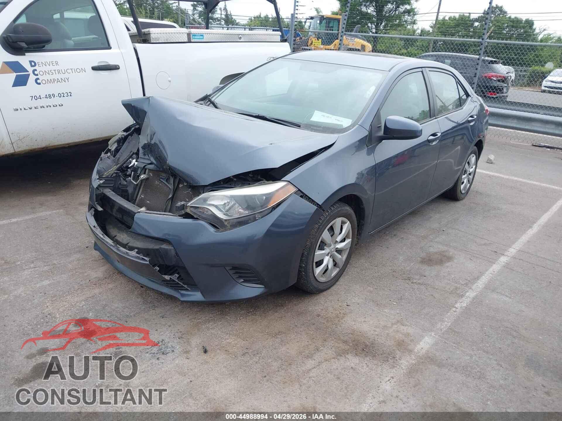 TOYOTA COROLLA 2015 - 2T1BURHE5FC406498