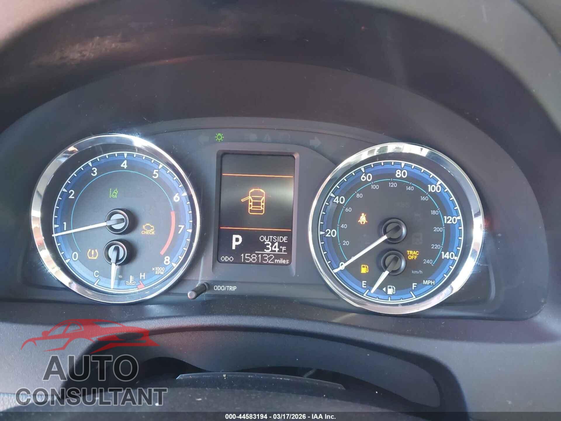 TOYOTA COROLLA 2017 - 2T1BURHE6HC768357