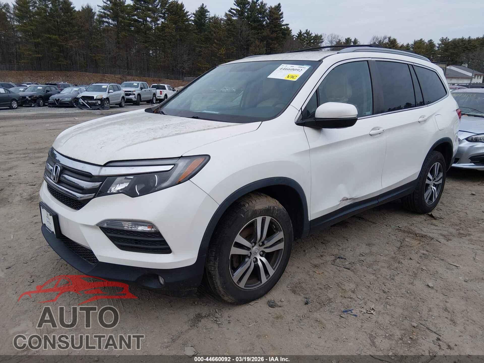 HONDA PILOT 2018 - 5FNYF6H35JB070373
