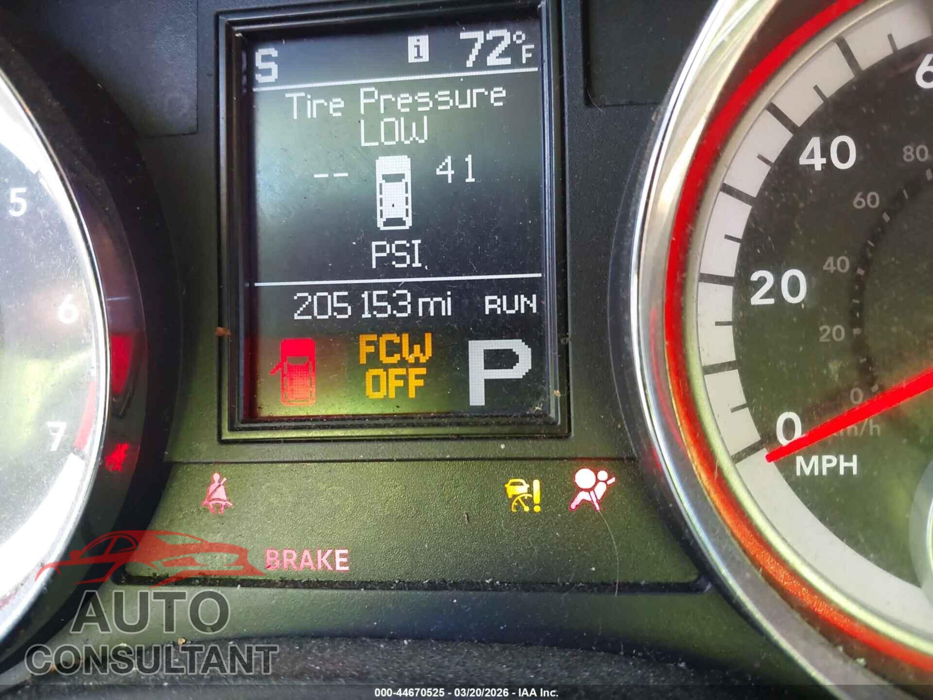 DODGE DURANGO 2011 - 1D4RE5GG9BC695866