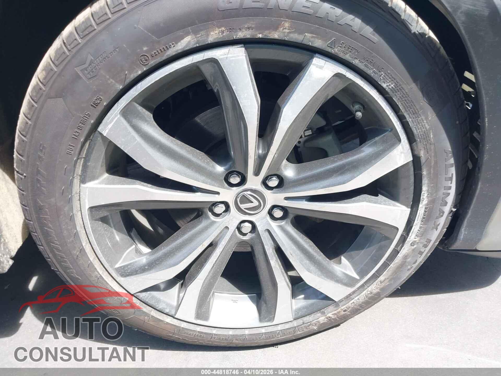 LEXUS RX 450H 2019 - 2T2BGMCA5KC038702