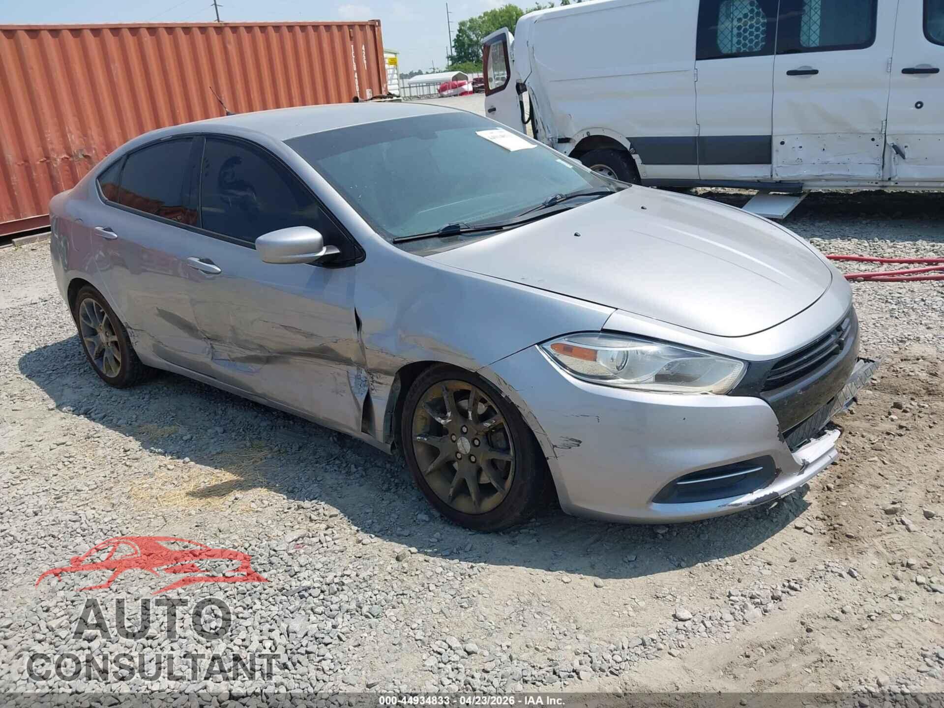 DODGE DART 2016 - 1C3CDFAA4GD533598