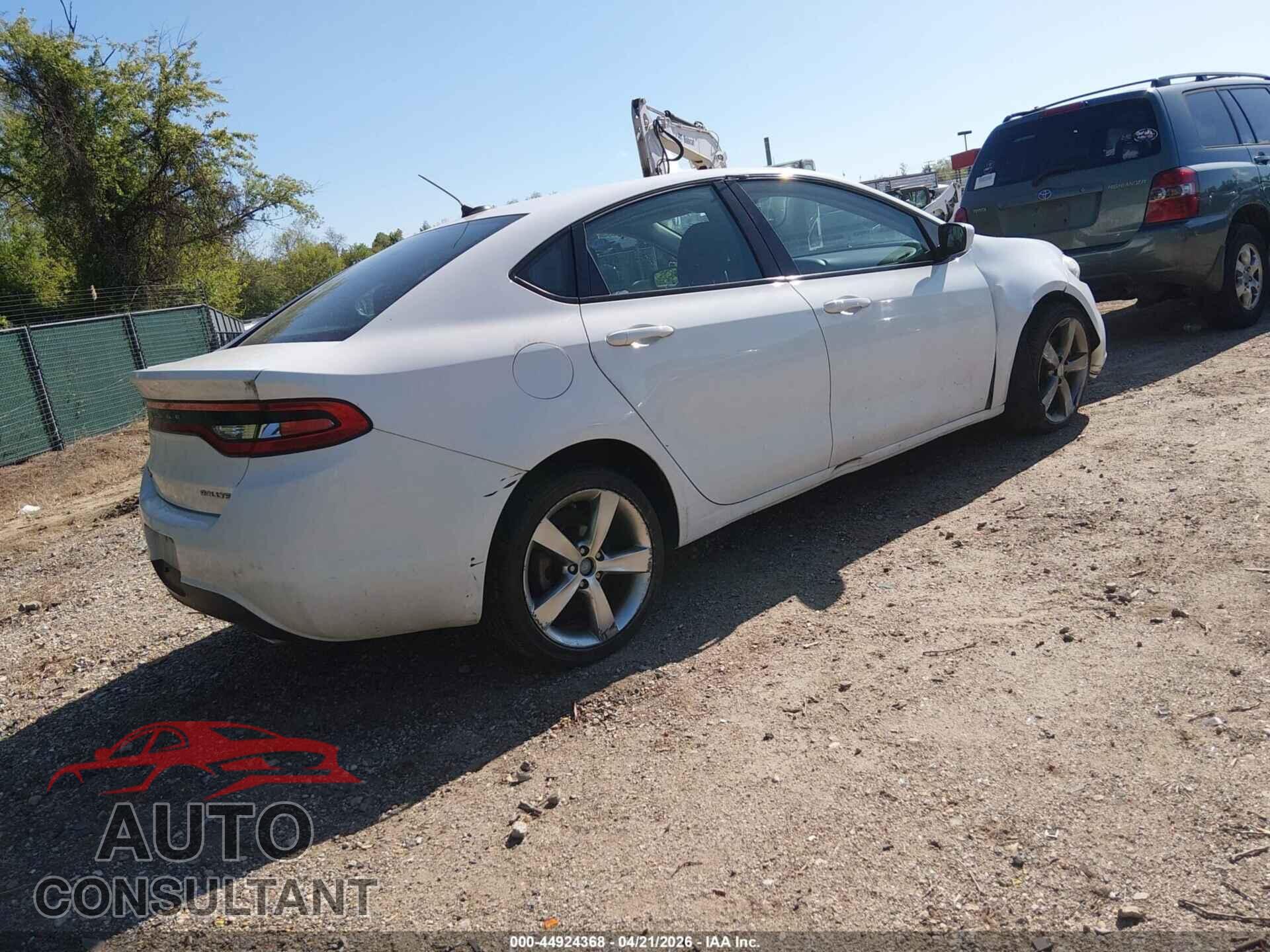 DODGE DART 2013 - 1C3CDFBA3DD326243
