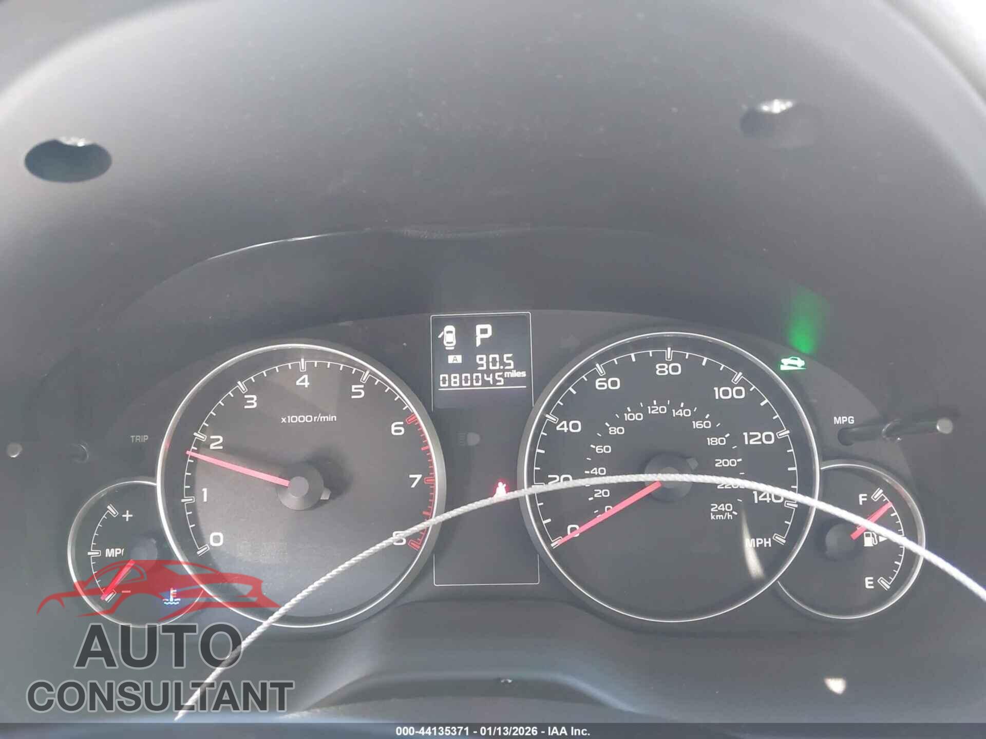 SUBARU OUTBACK 2014 - 4S4BRBAC9E3258019