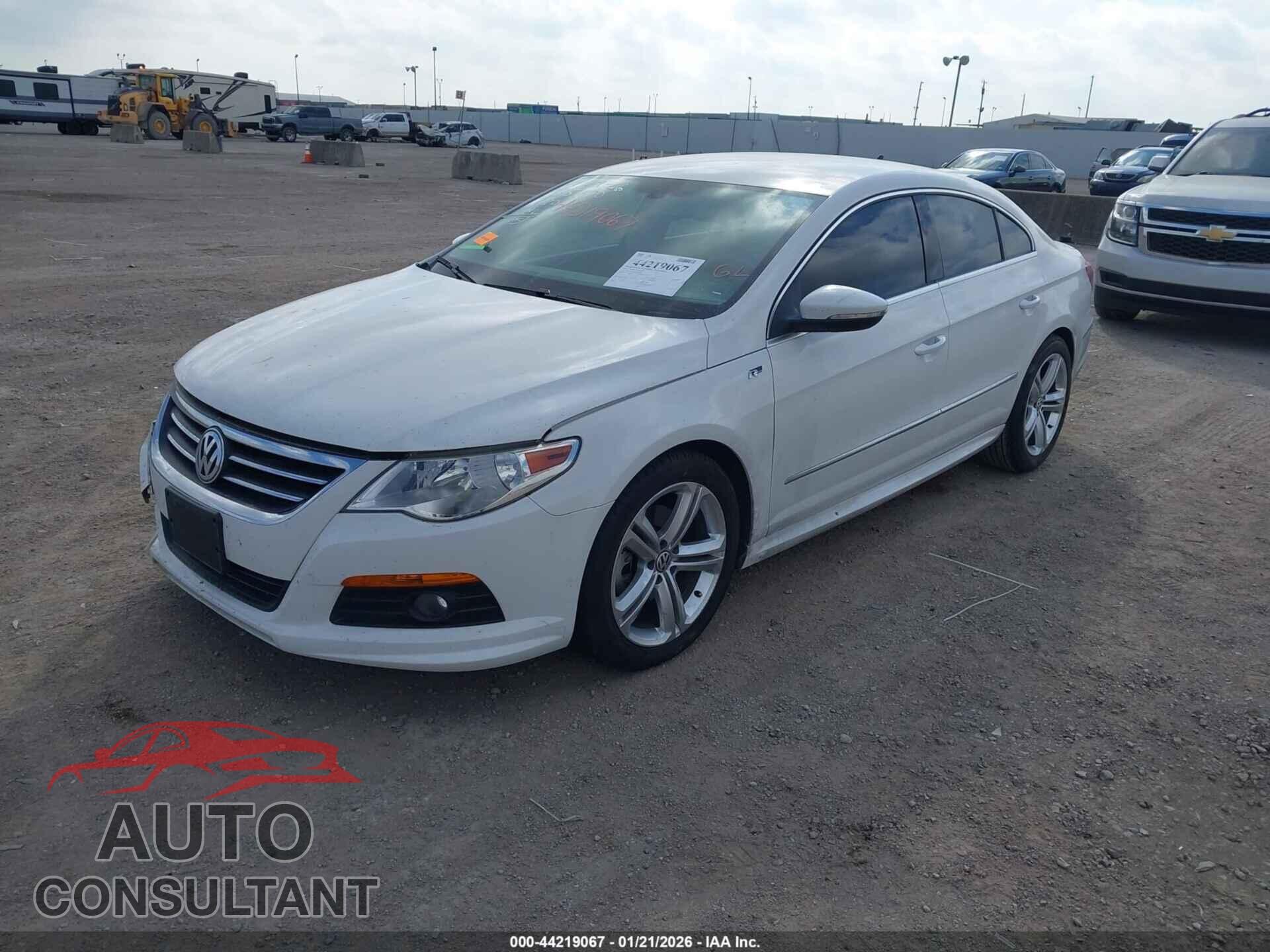 VOLKSWAGEN CC 2011 - WVWMN7AN3BE720646