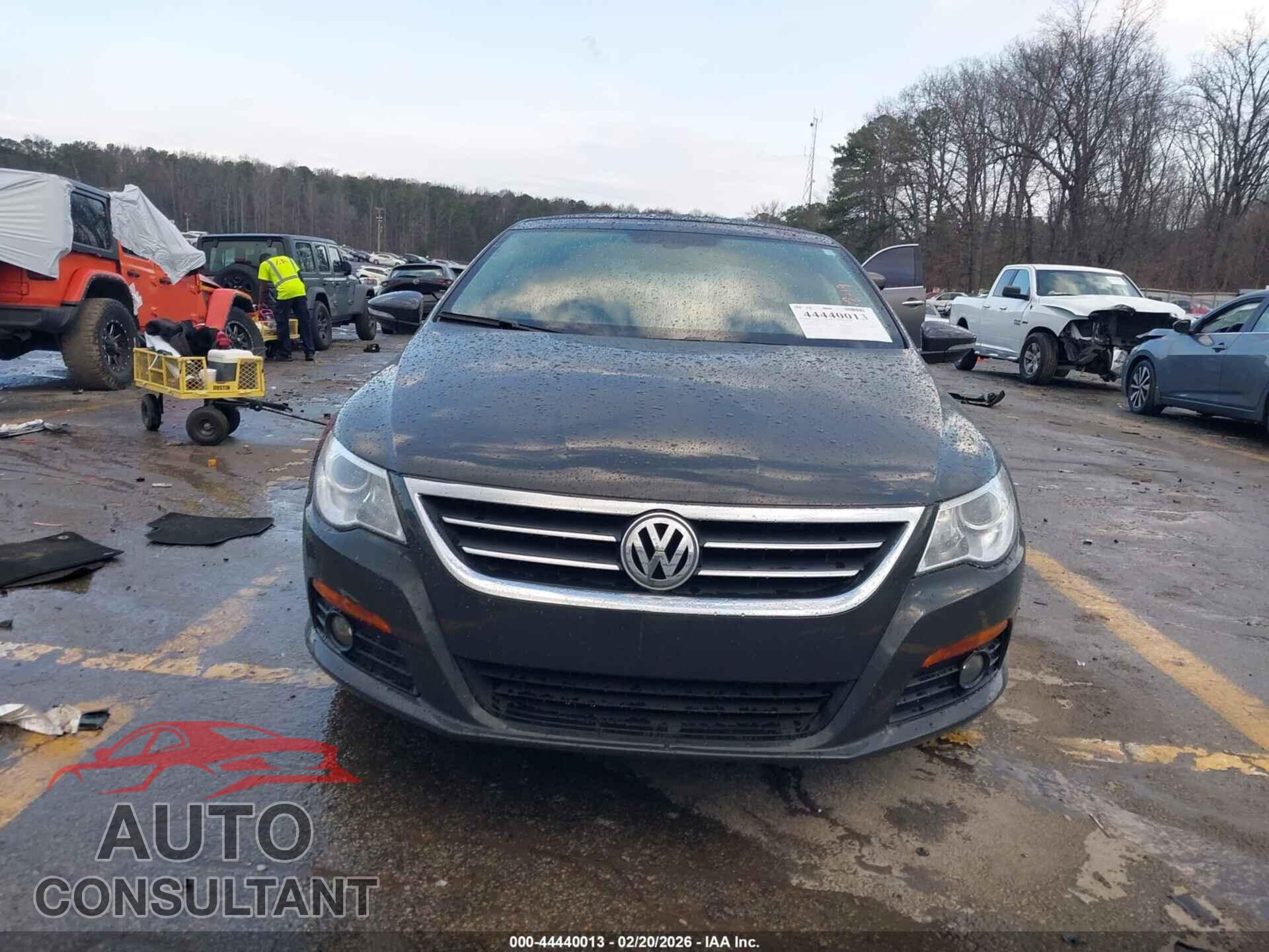 VOLKSWAGEN CC 2012 - WVWHN7AN7CE504687