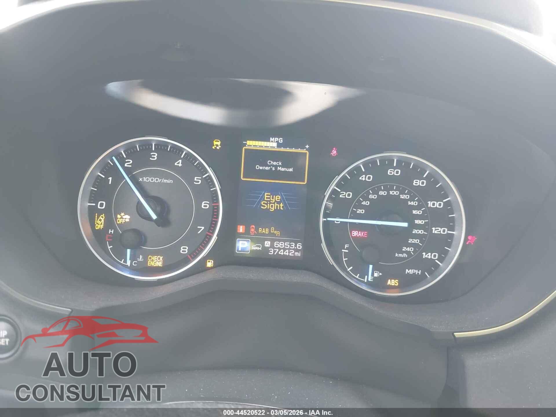 SUBARU ASCENT 2020 - 4S4WMAPD9L3455778