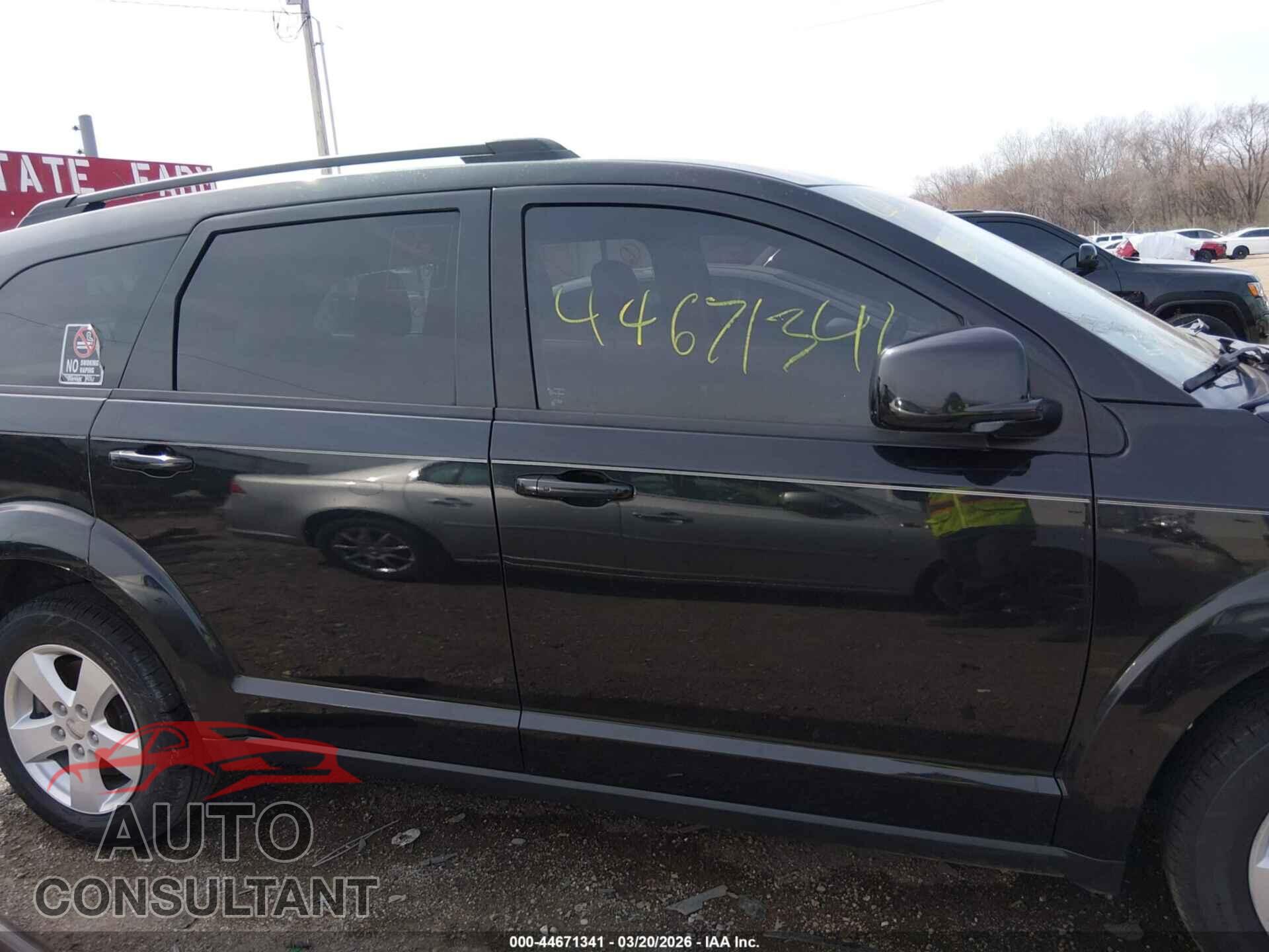 DODGE JOURNEY 2012 - 3C4PDCBG9CT136052