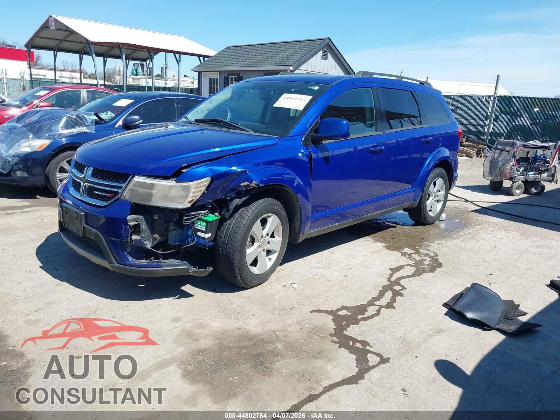 DODGE JOURNEY 2012 - 3C4PDCBG1CT361680