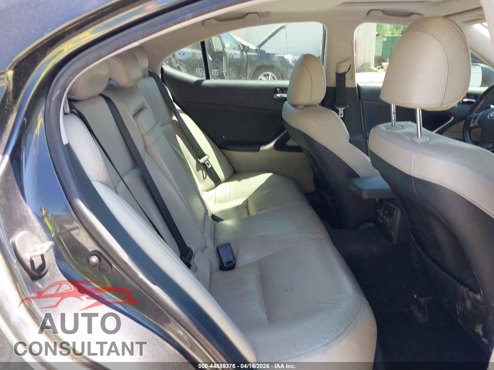 LEXUS IS 250 2011 - JTHBF5C23B5149847