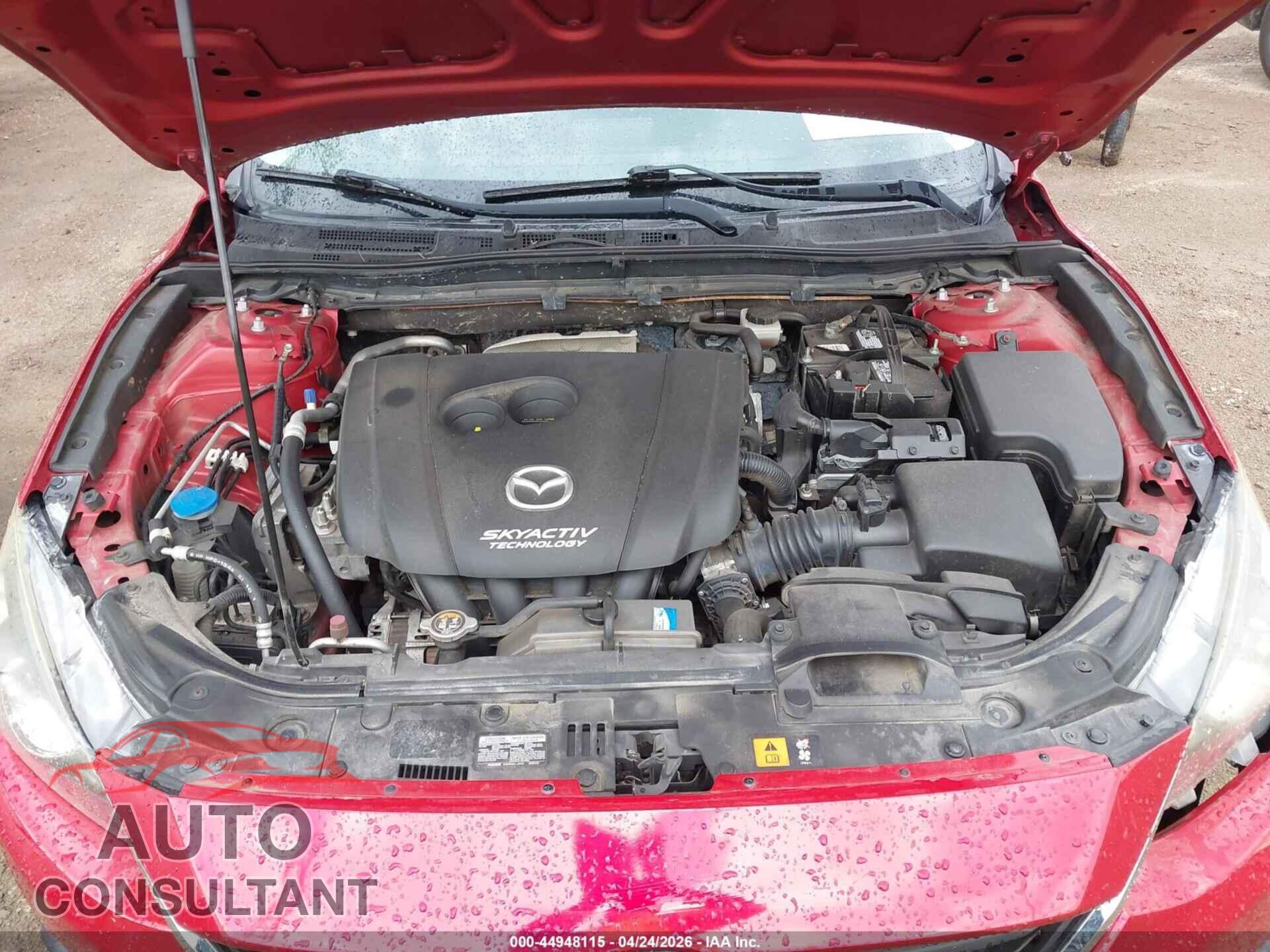 MAZDA MAZDA3 2014 - JM1BM1V70E1123677