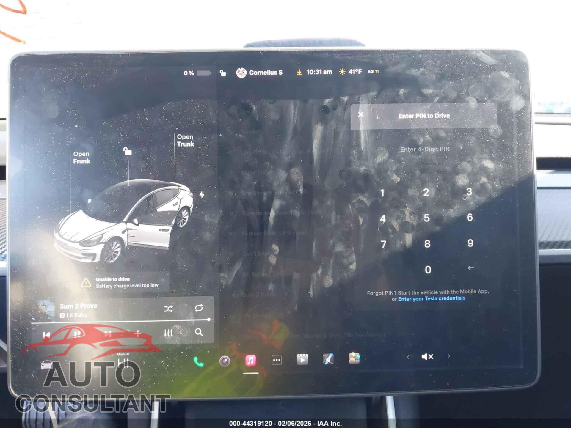 TESLA MODEL 3 2018 - 5YJ3E1EA1JF024252