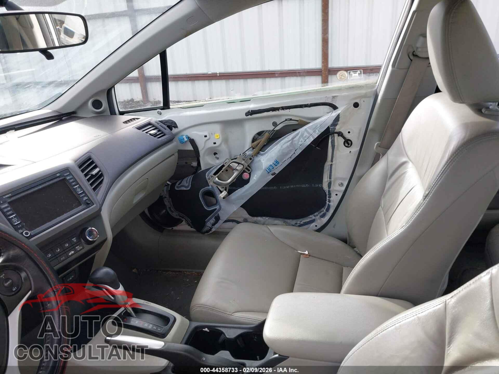 HONDA CIVIC 2012 - 19XFB2F95CE329102