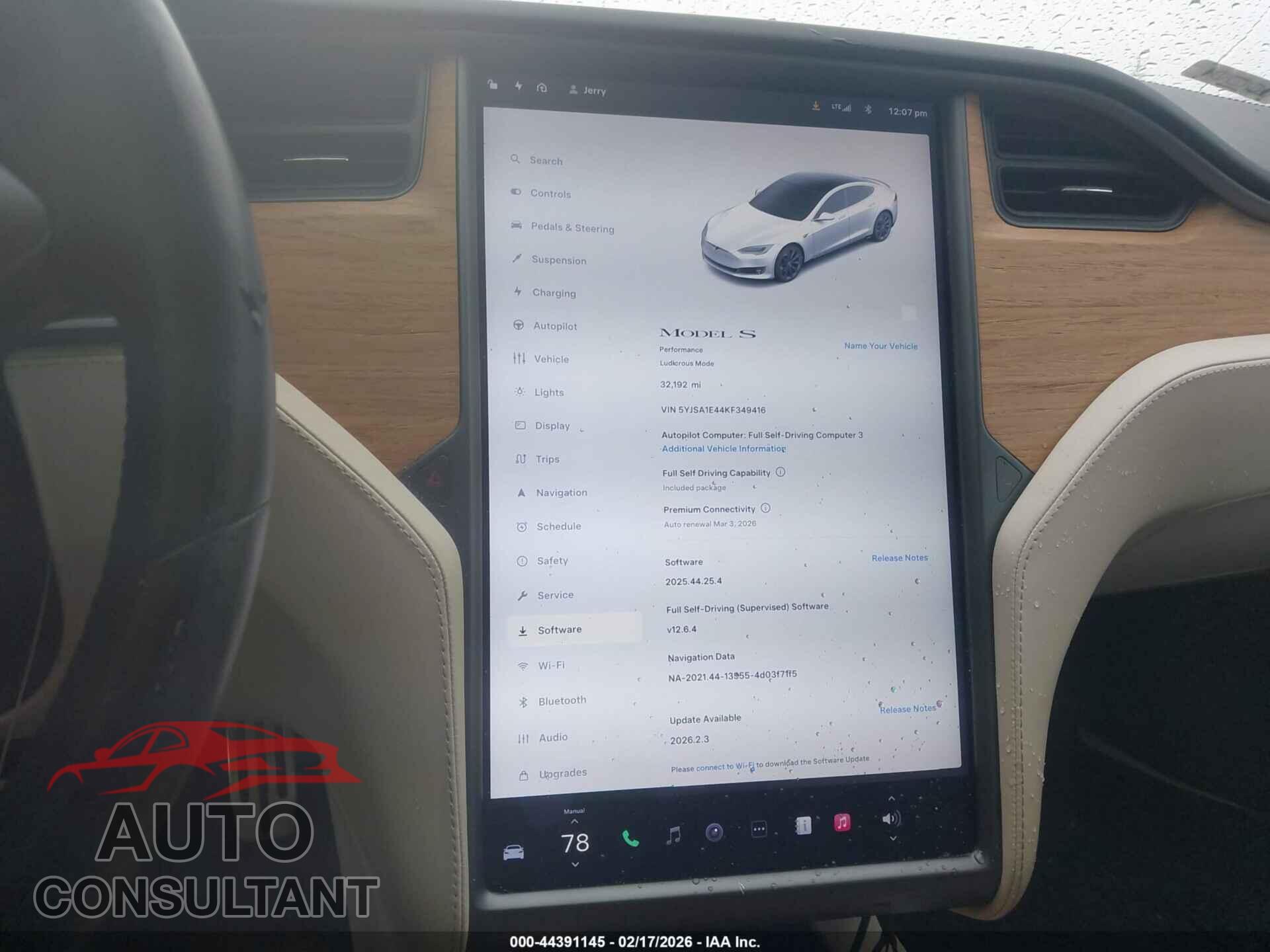 TESLA MODEL S 2019 - 5YJSA1E44KF349416