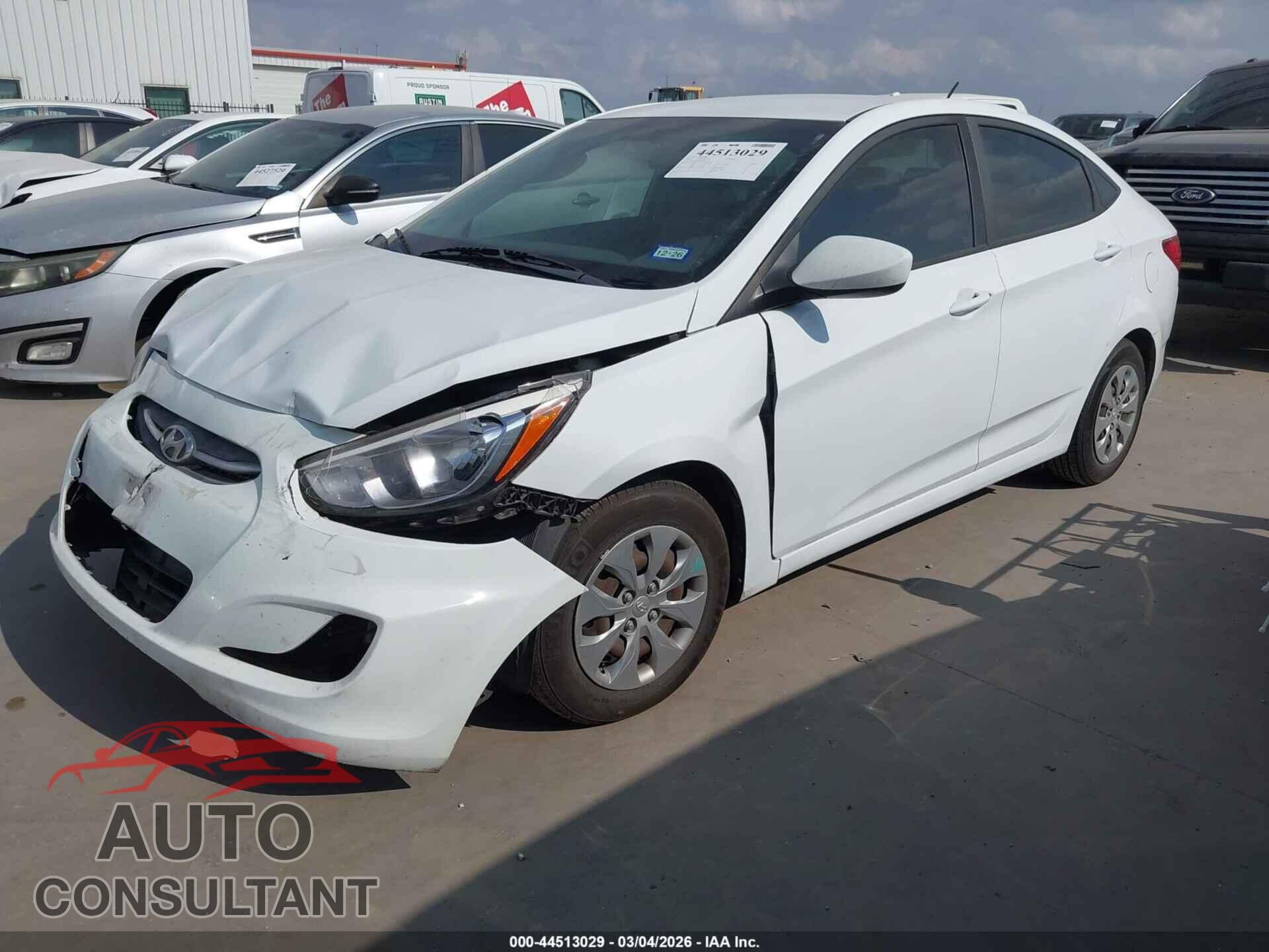 HYUNDAI ACCENT 2017 - KMHCT4AE7HU336735