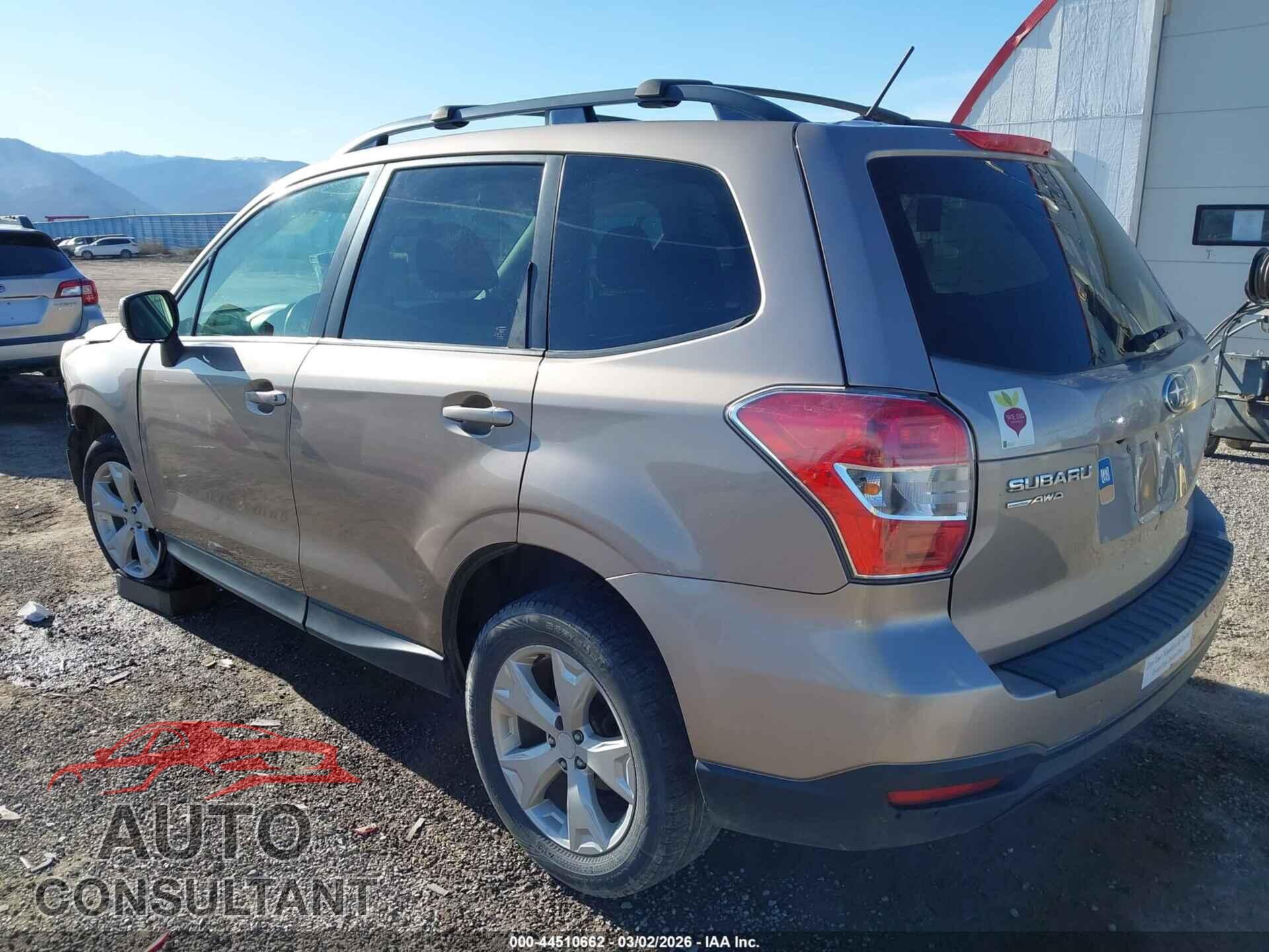 SUBARU FORESTER 2014 - JF2SJAEC2EH526641