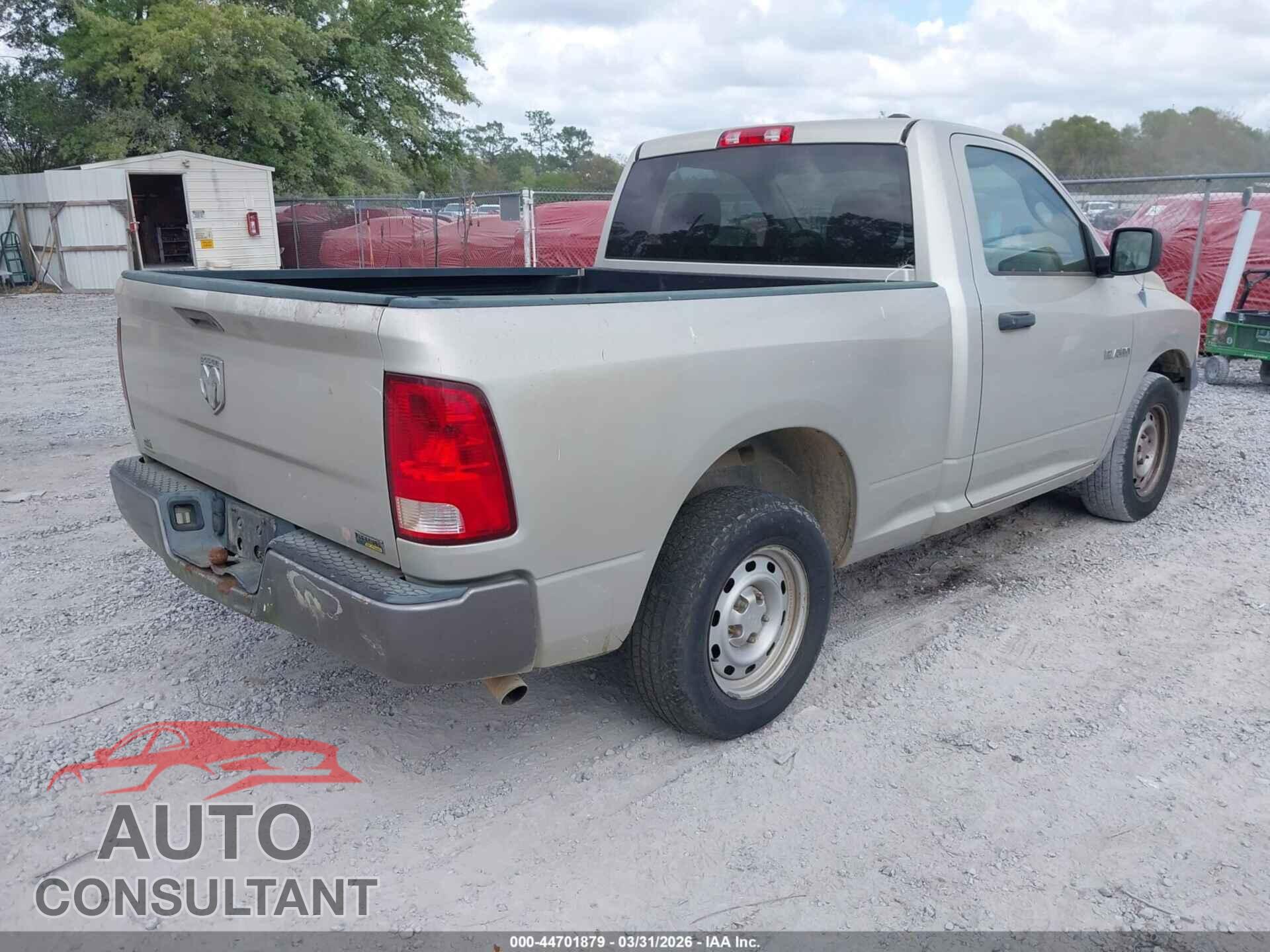 DODGE RAM 1500 2009 - 1D3HB16P89J508075