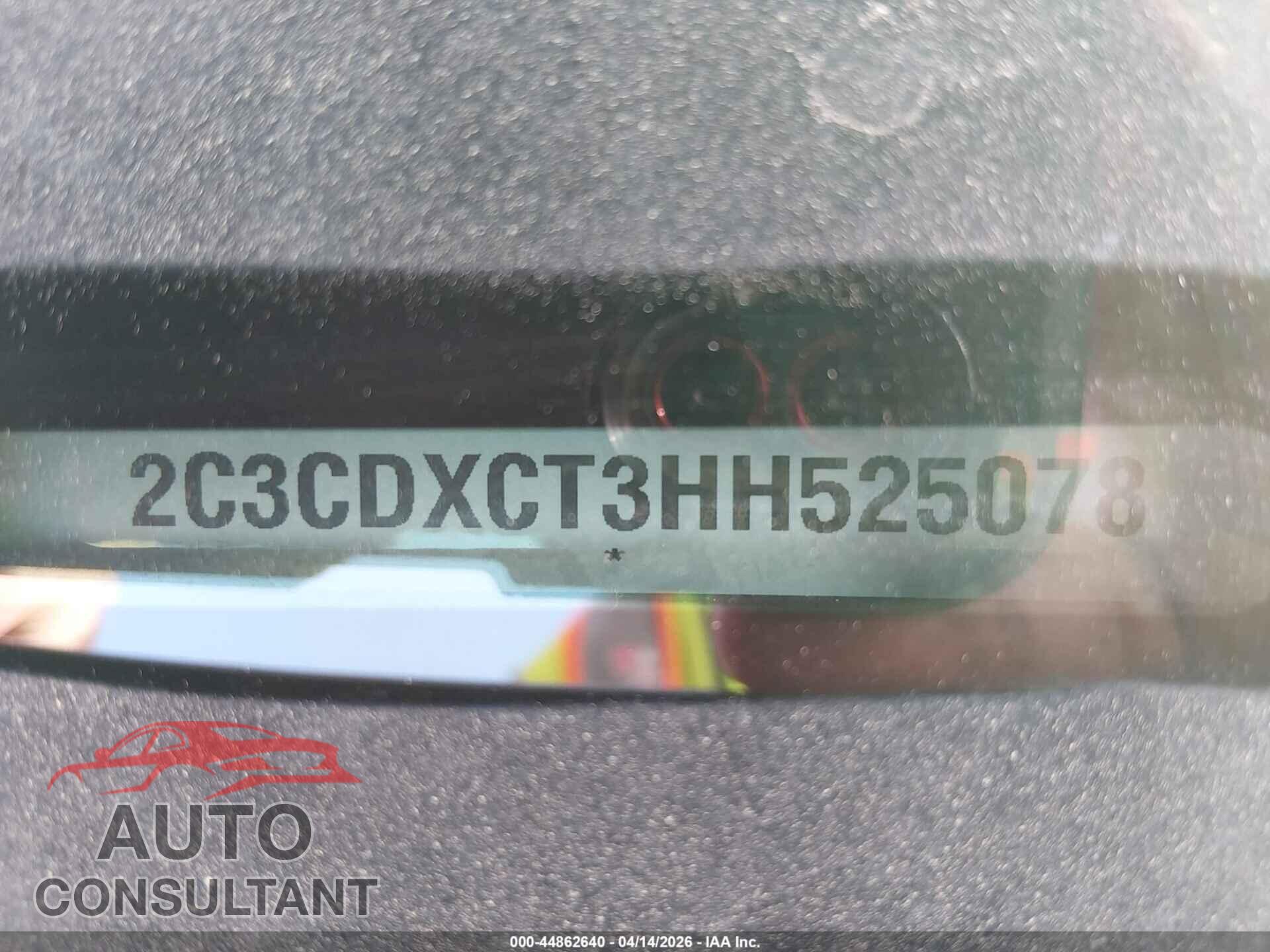 DODGE CHARGER 2017 - 2C3CDXCT3HH525078