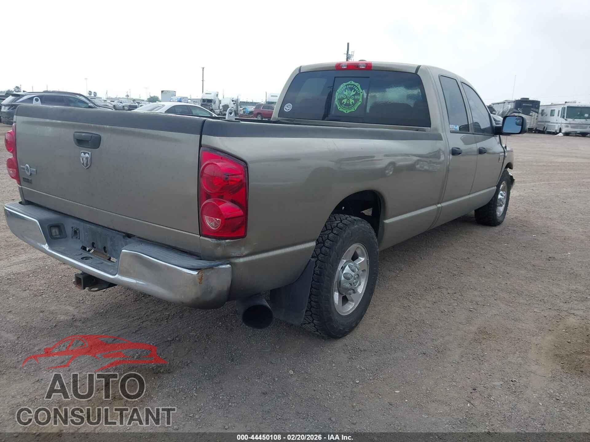 DODGE RAM 2500 2009 - 3D7KR28L69G510926