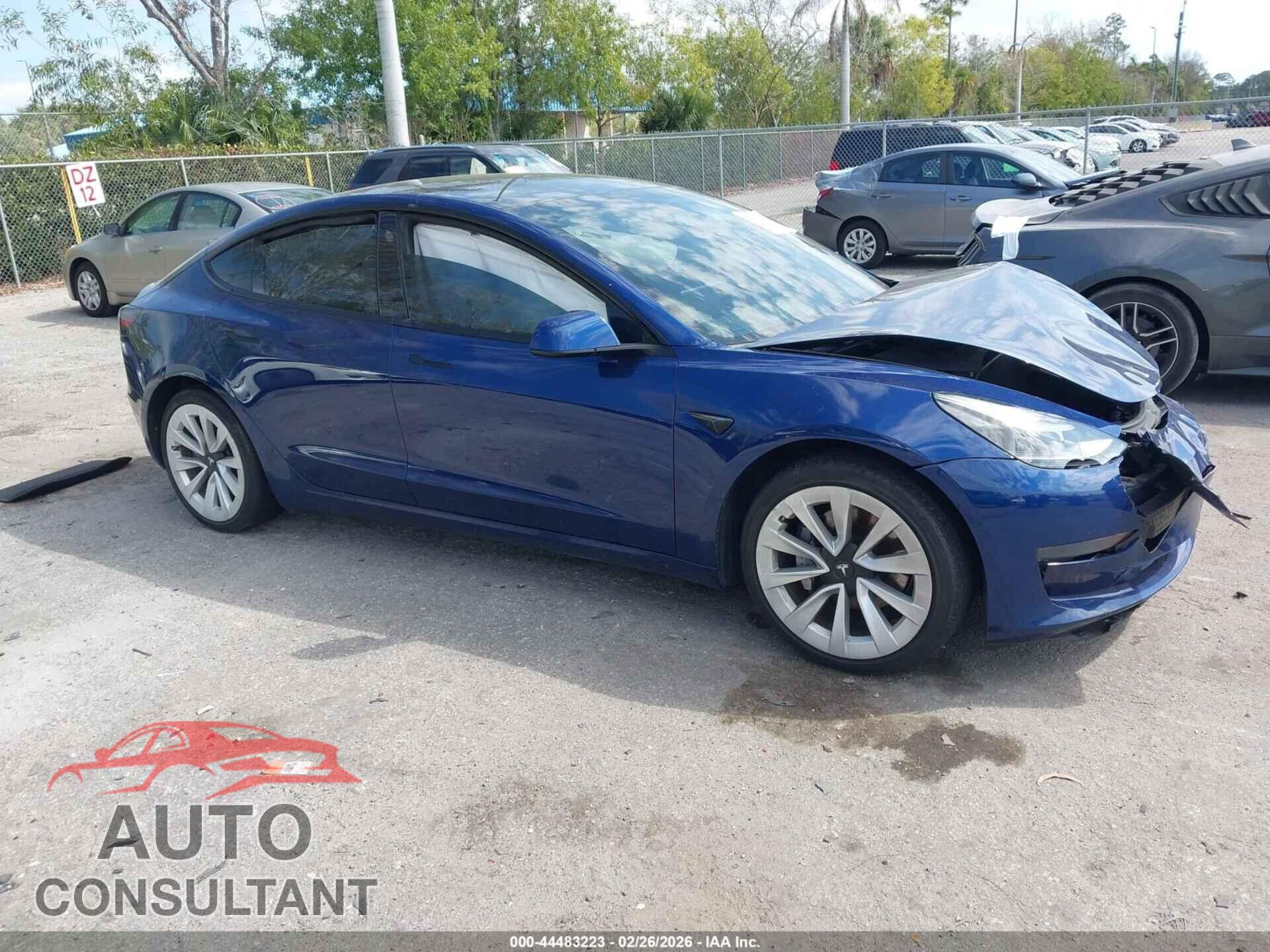 TESLA MODEL 3 2021 - 5YJ3E1EA3MF047164