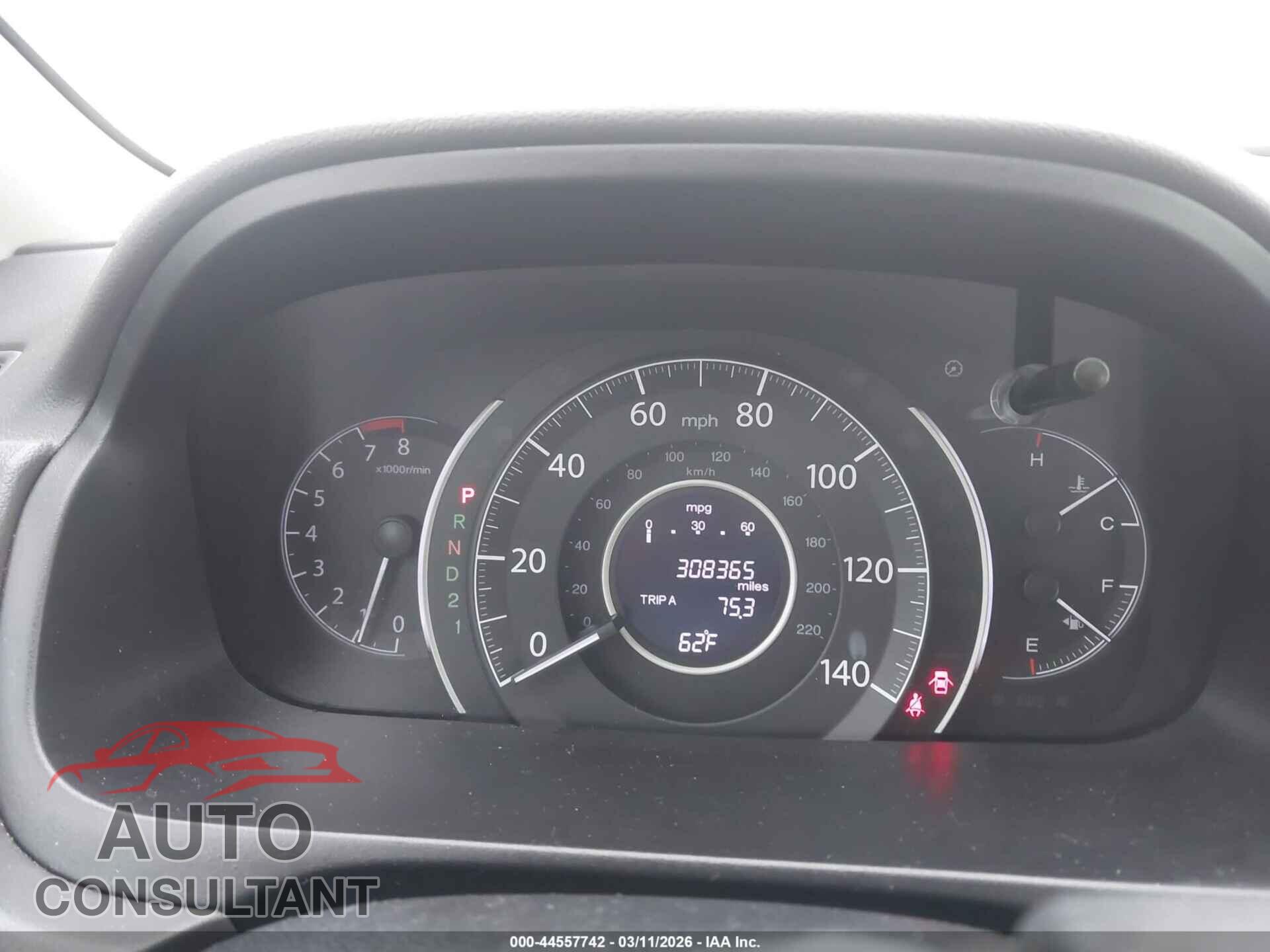 HONDA CR-V 2013 - 5J6RM4H7XDL031775