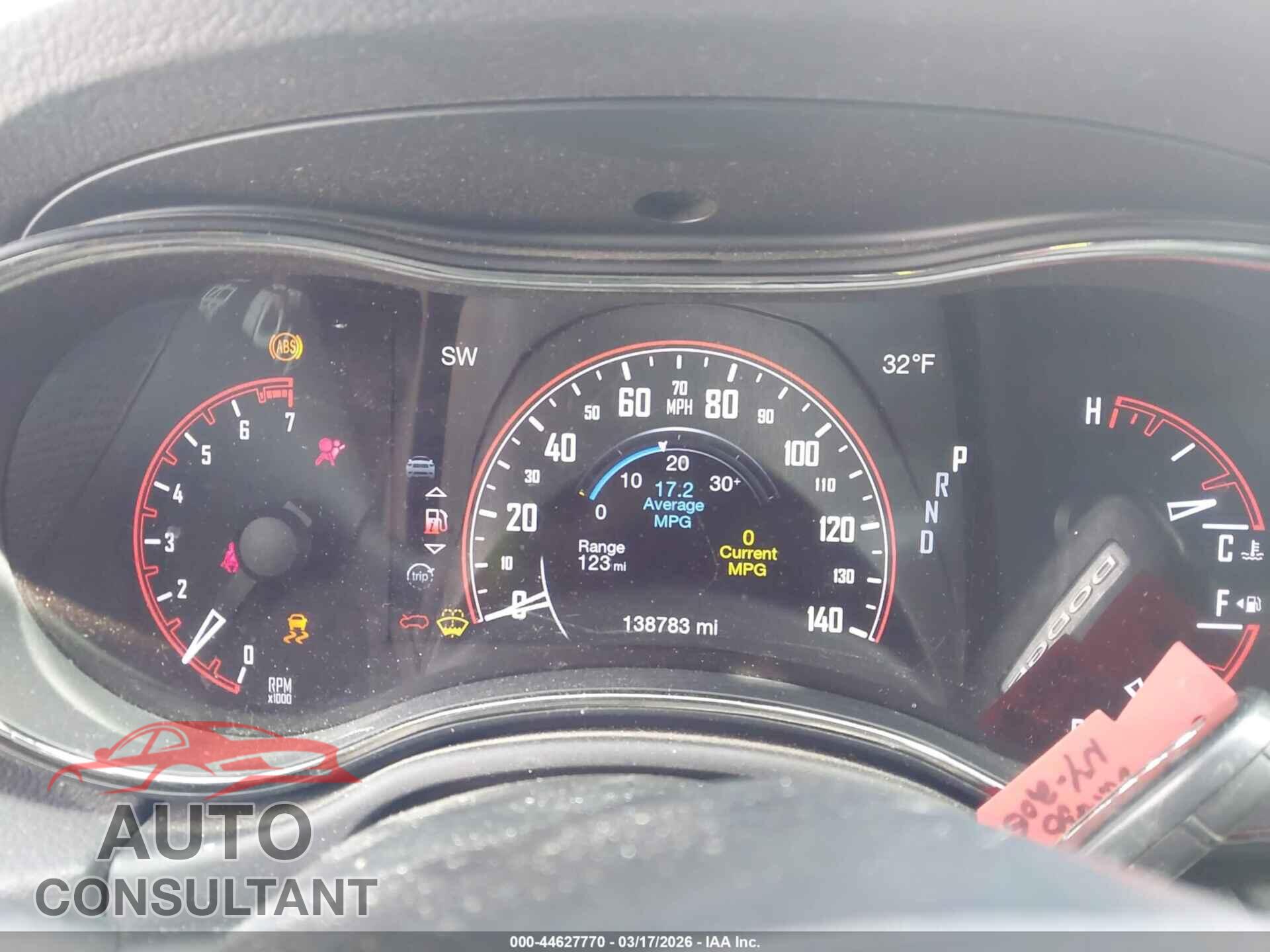 DODGE DURANGO 2018 - 1C4RDJDG7JC416488