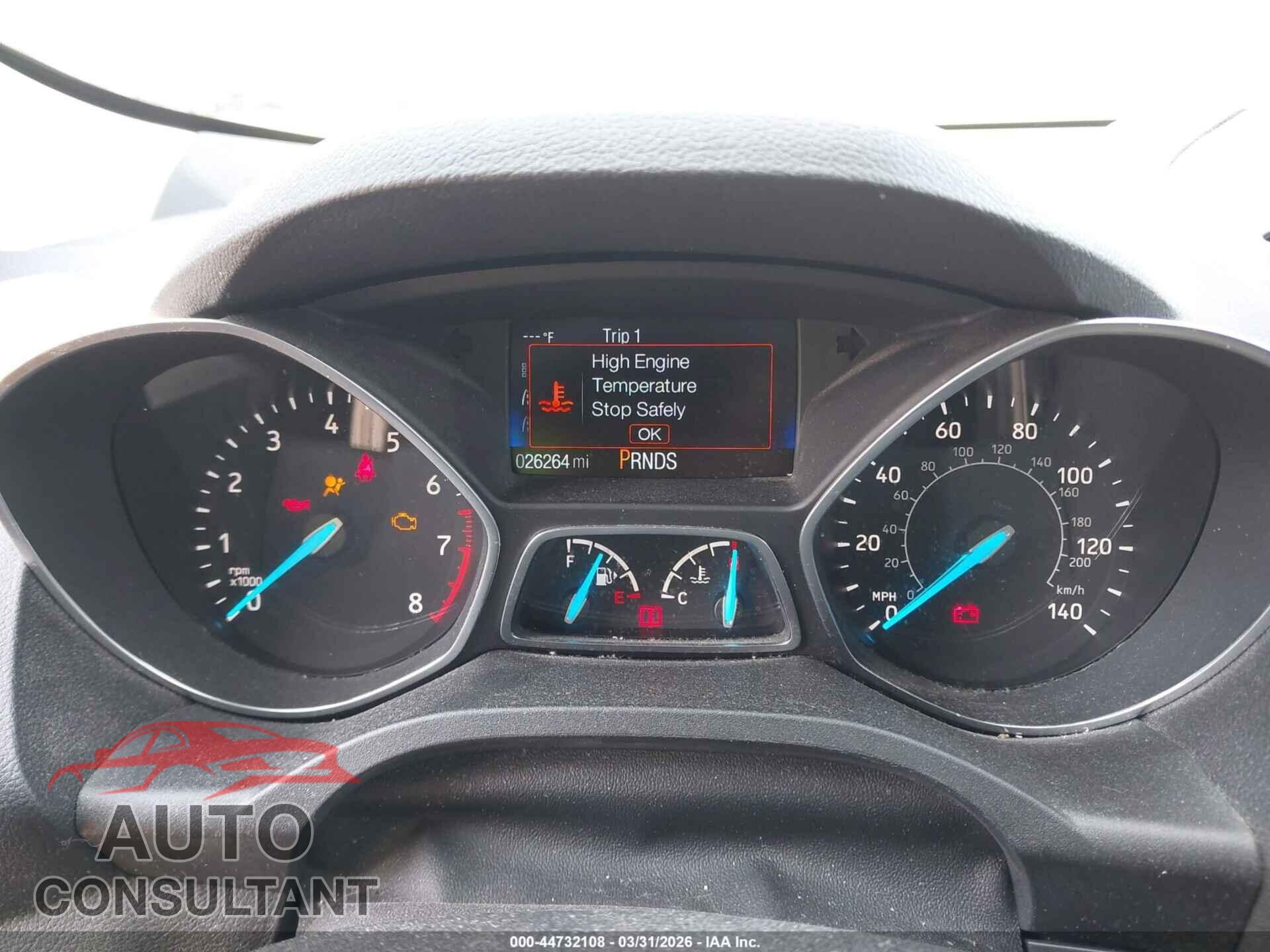FORD ESCAPE 2017 - 1FMCU0GD9HUD17656