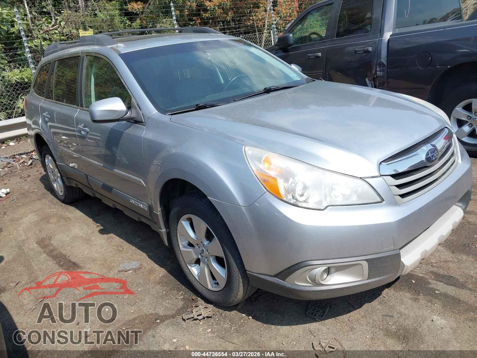 SUBARU OUTBACK 2012 - 4S4BRBKC4C3210570