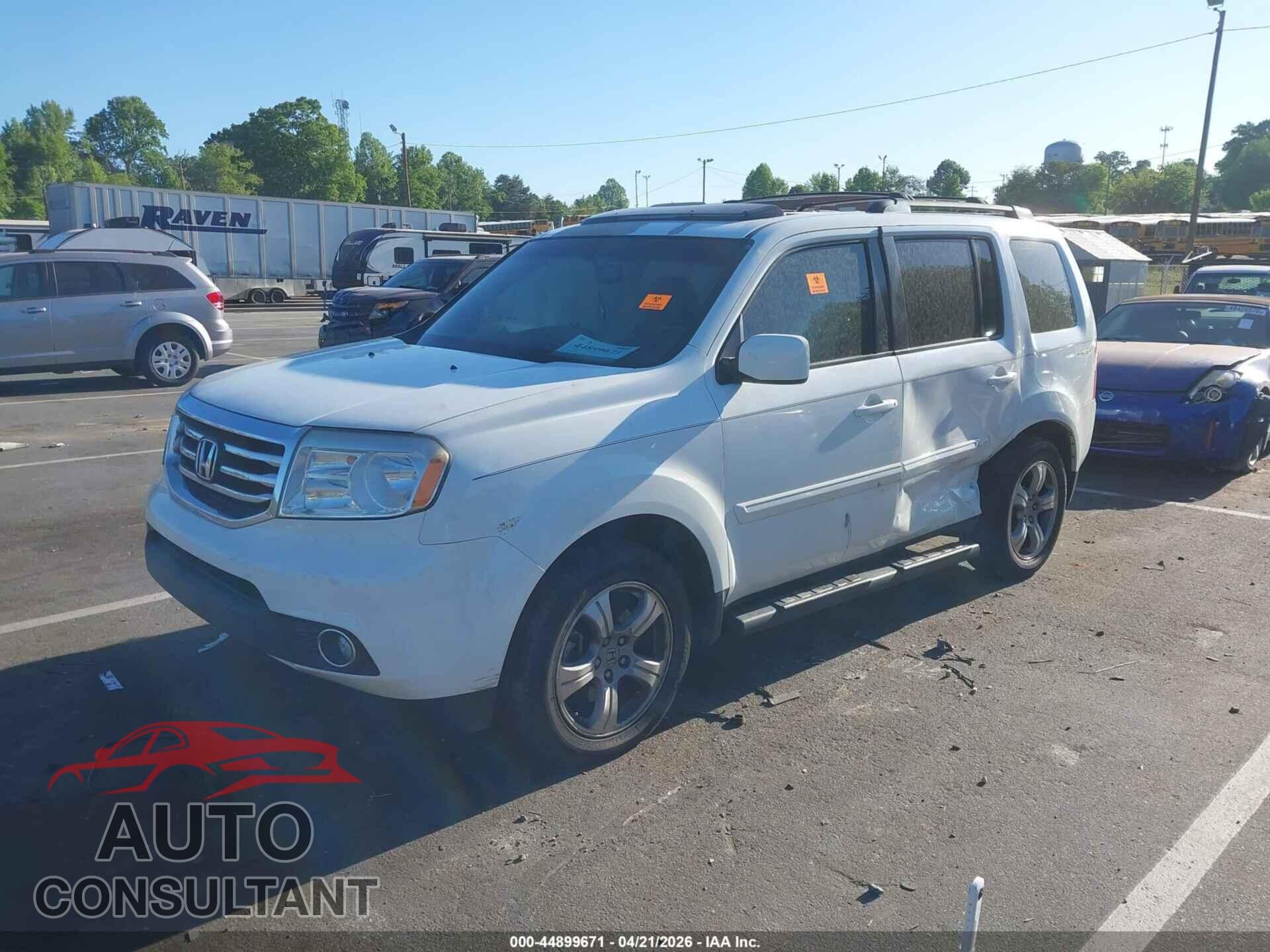 HONDA PILOT 2013 - 5FNYF3H64DB040486