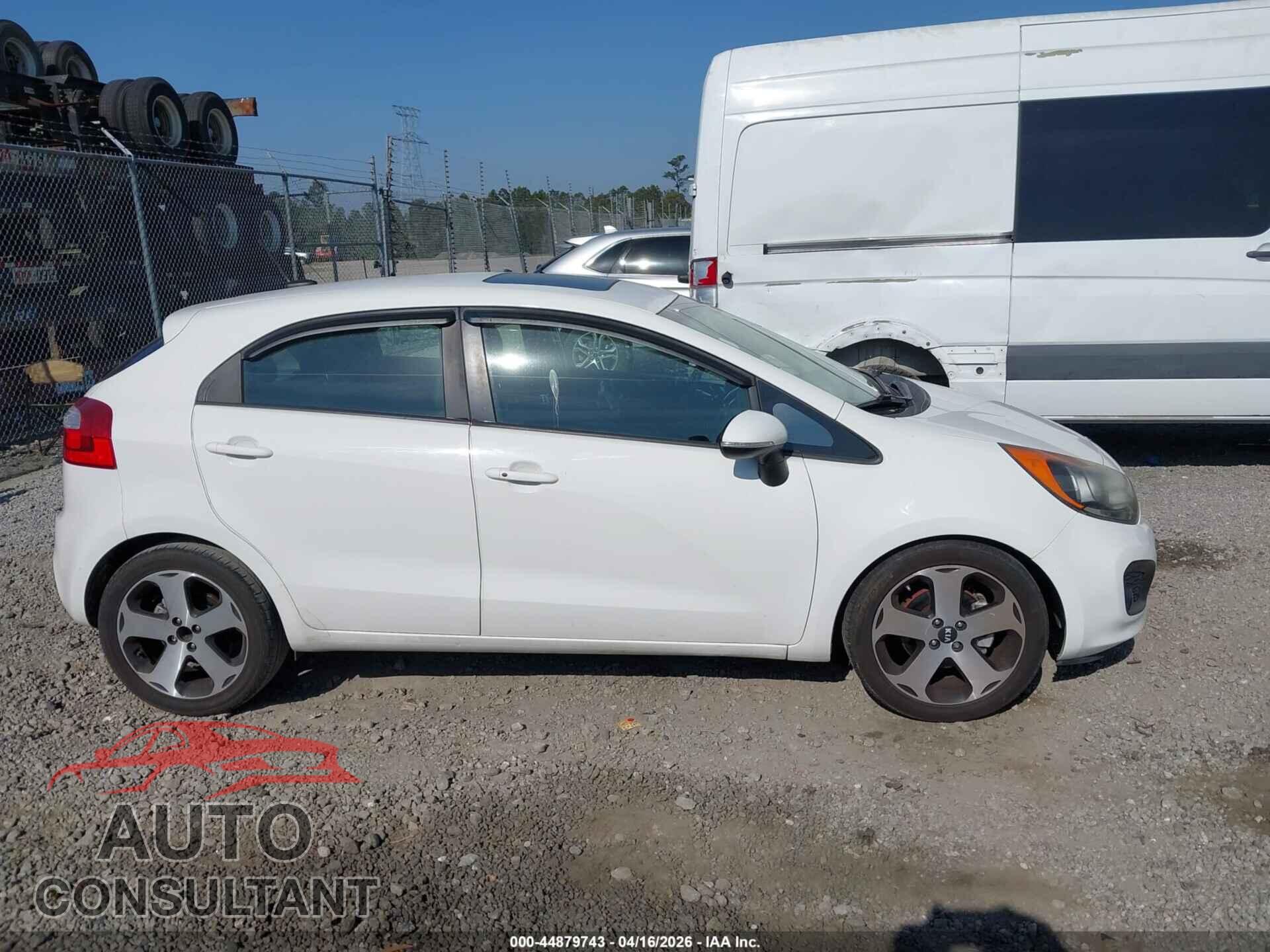 KIA RIO5 2012 - KNADN5A30C6061503