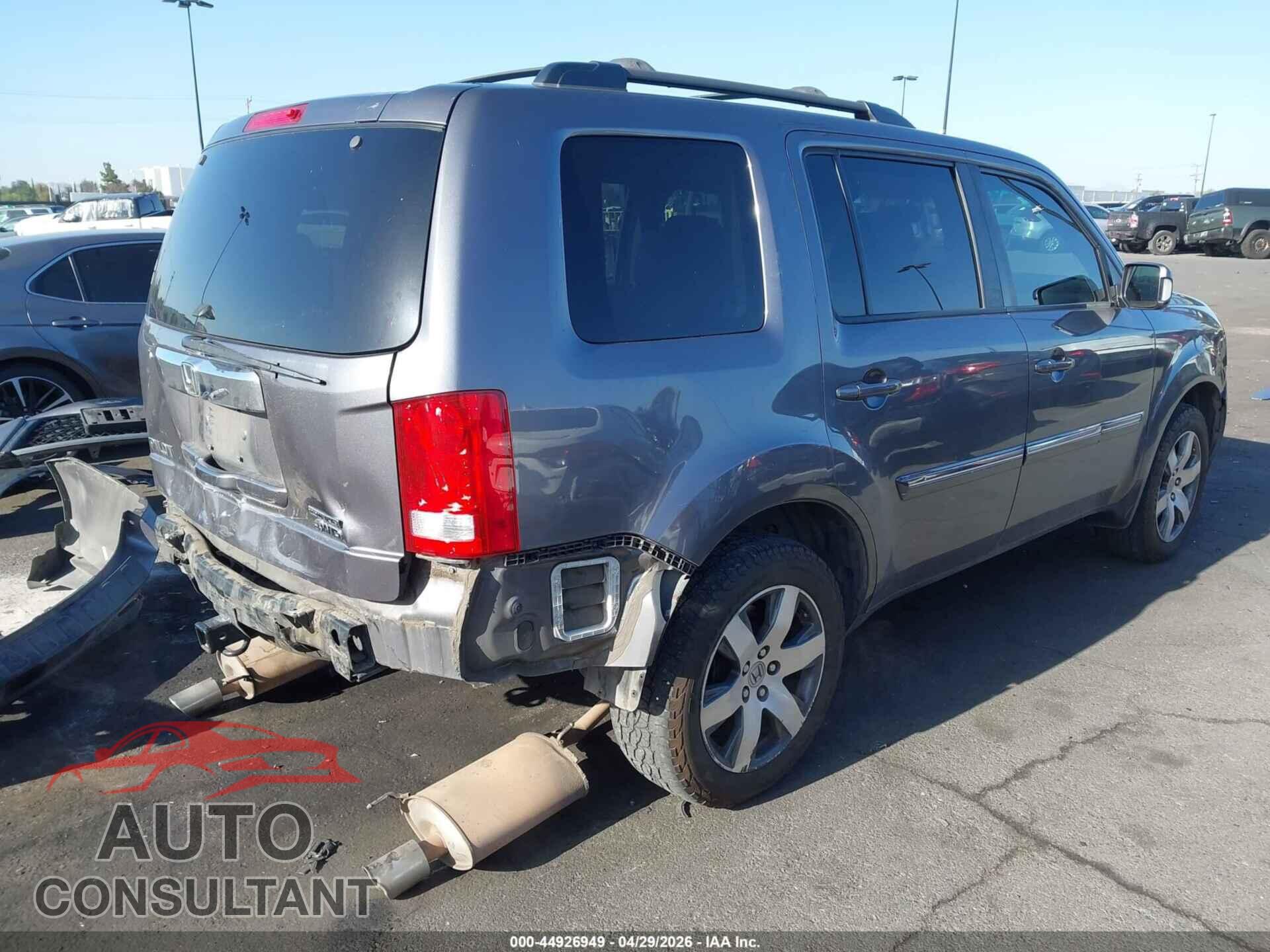 HONDA PILOT 2015 - 5FNYF4H99FB077889