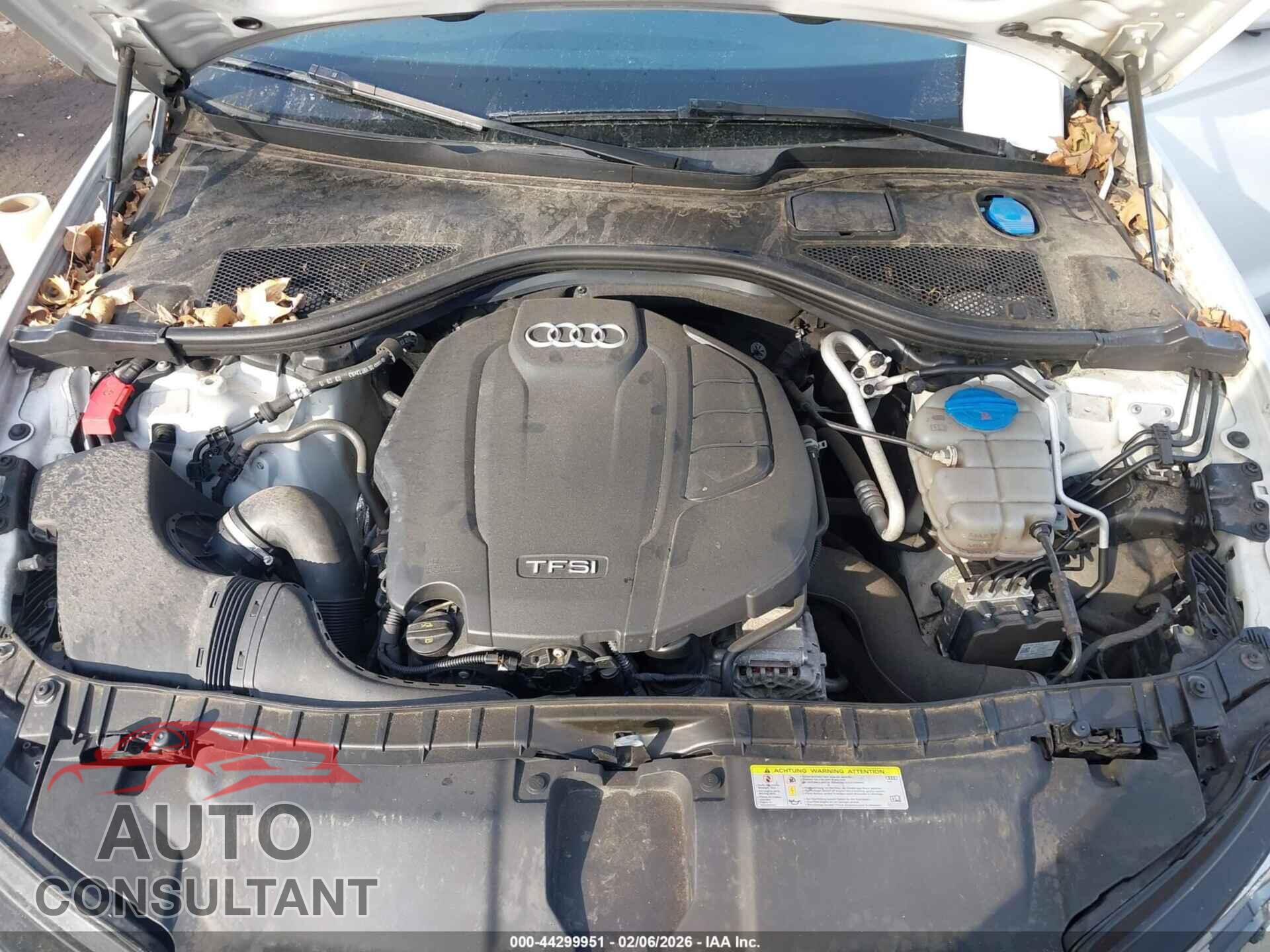 AUDI A6 2016 - WAUGFAFC4GN015597