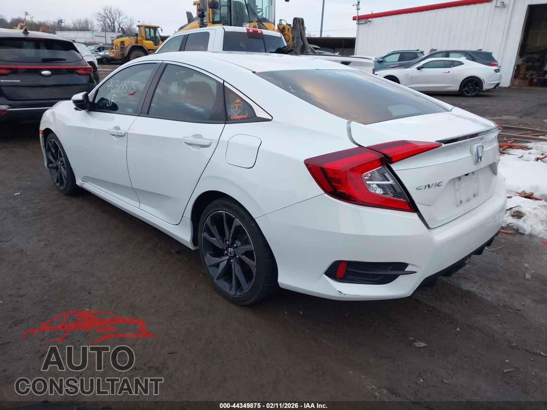 HONDA CIVIC 2019 - 2HGFC2F81KH600911