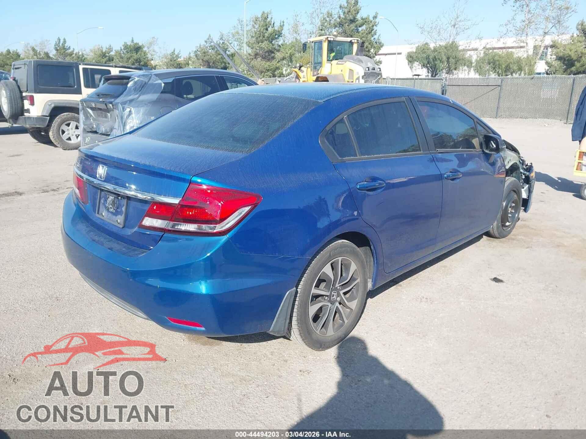 HONDA CIVIC 2013 - 19XFB2F8XDE281671