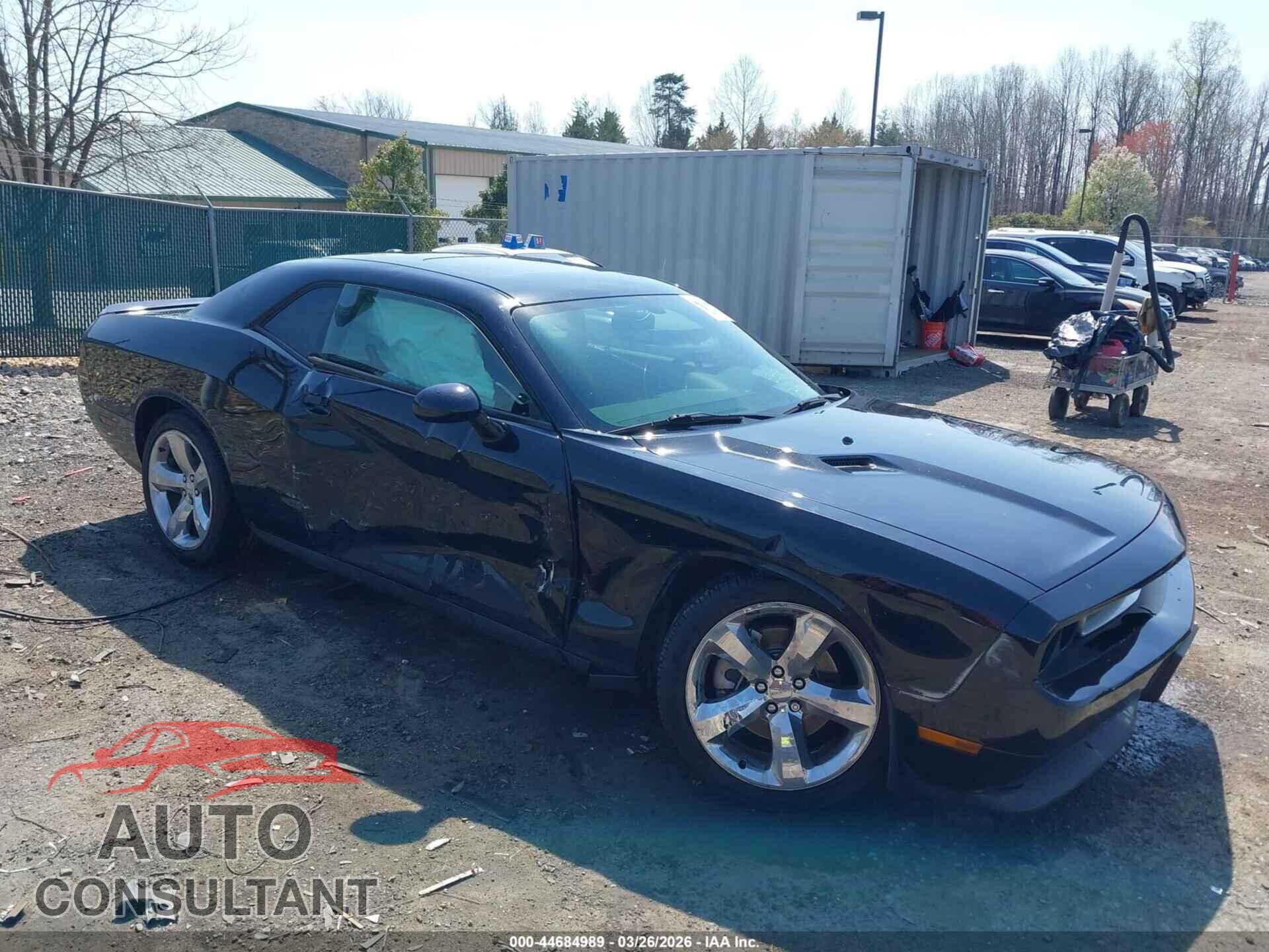 DODGE CHALLENGER 2013 - 2C3CDYAG2DH612475