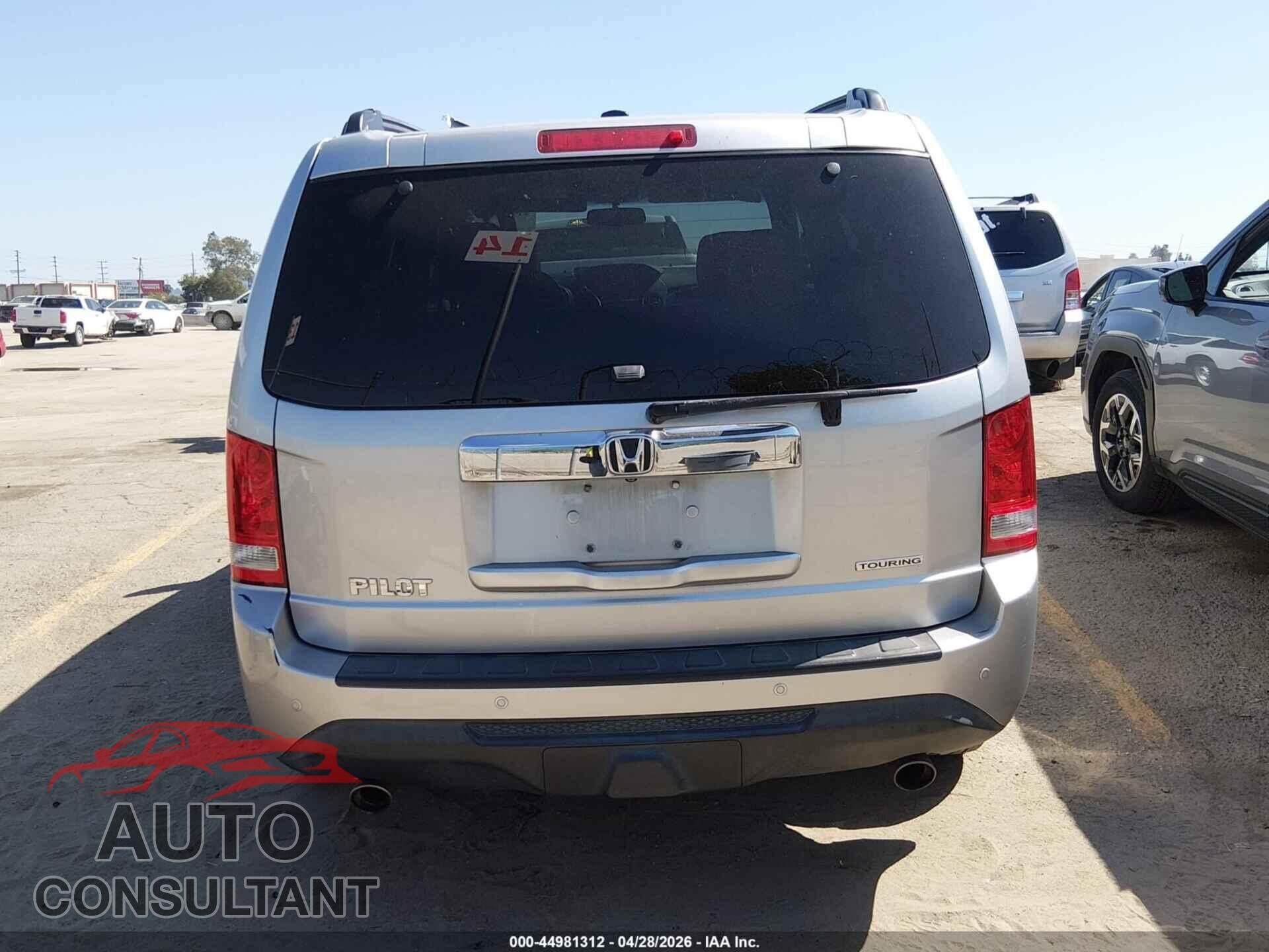 HONDA PILOT 2012 - 5FNYF3H99CB032246