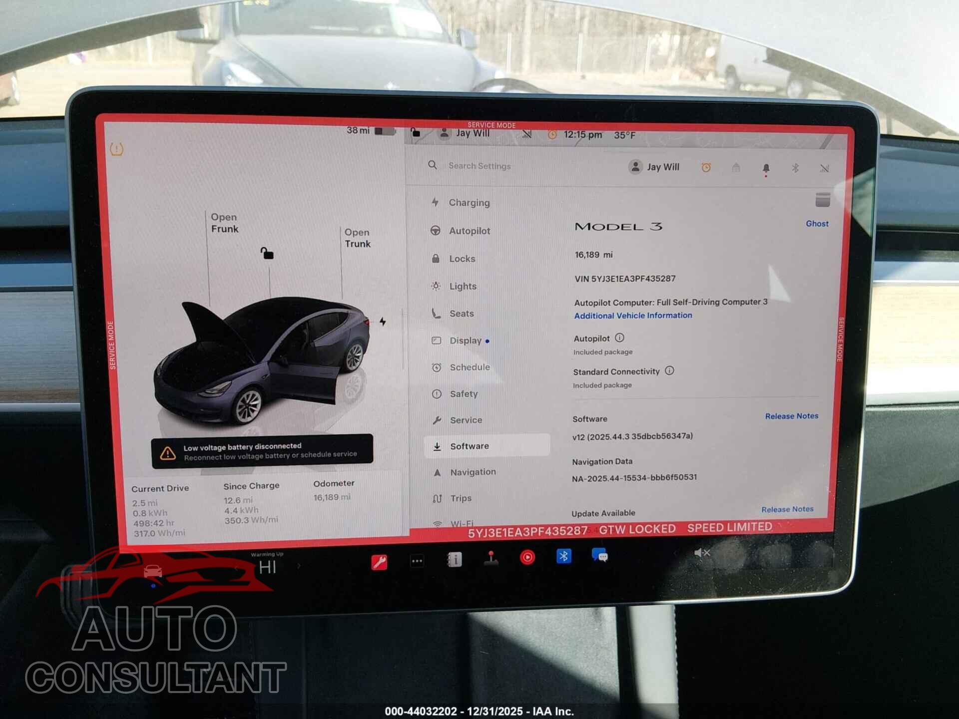 TESLA MODEL 3 2023 - 5YJ3E1EA3PF435287