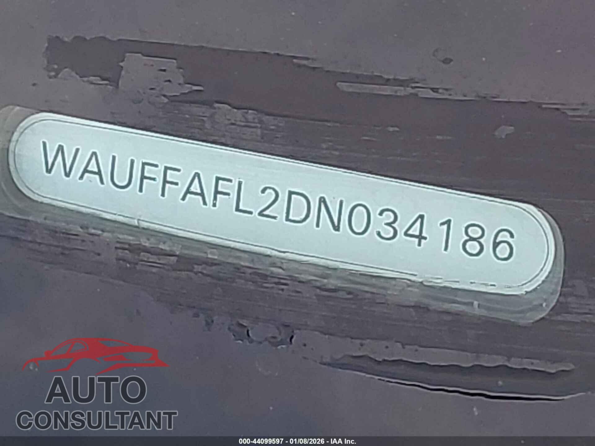 AUDI A4 2013 - WAUFFAFL2DN034186