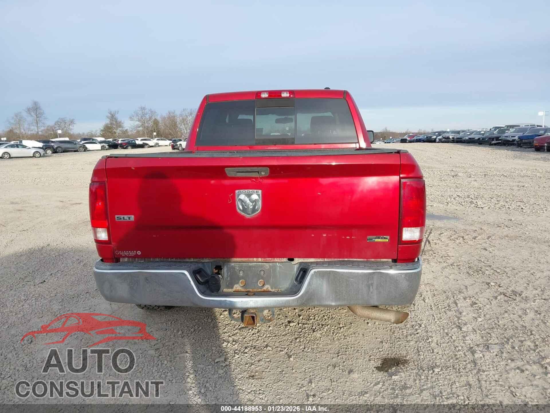DODGE RAM 1500 2009 - 1D3HB13PX9S748601