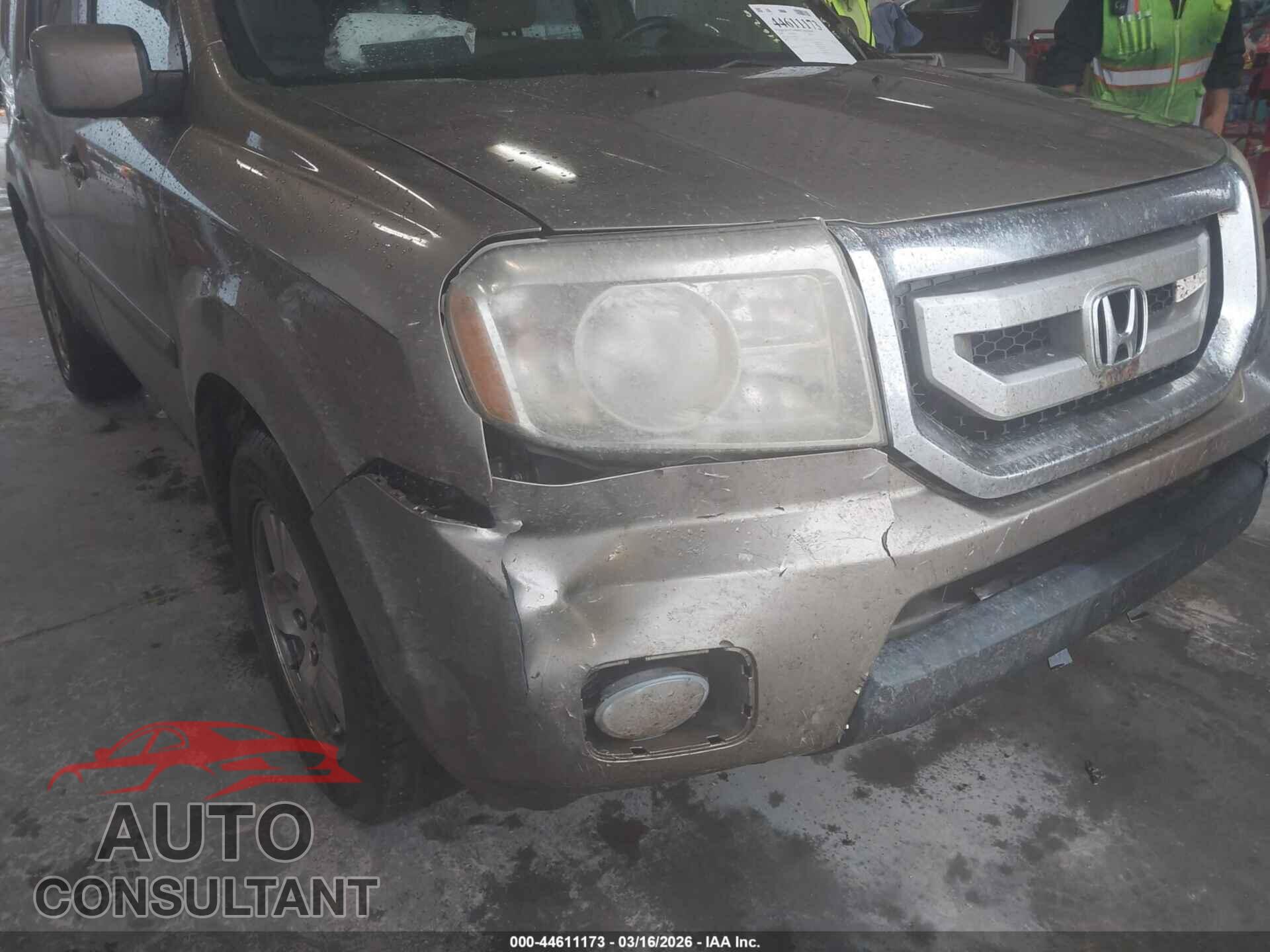 HONDA PILOT 2009 - 5FNYF38519B021554