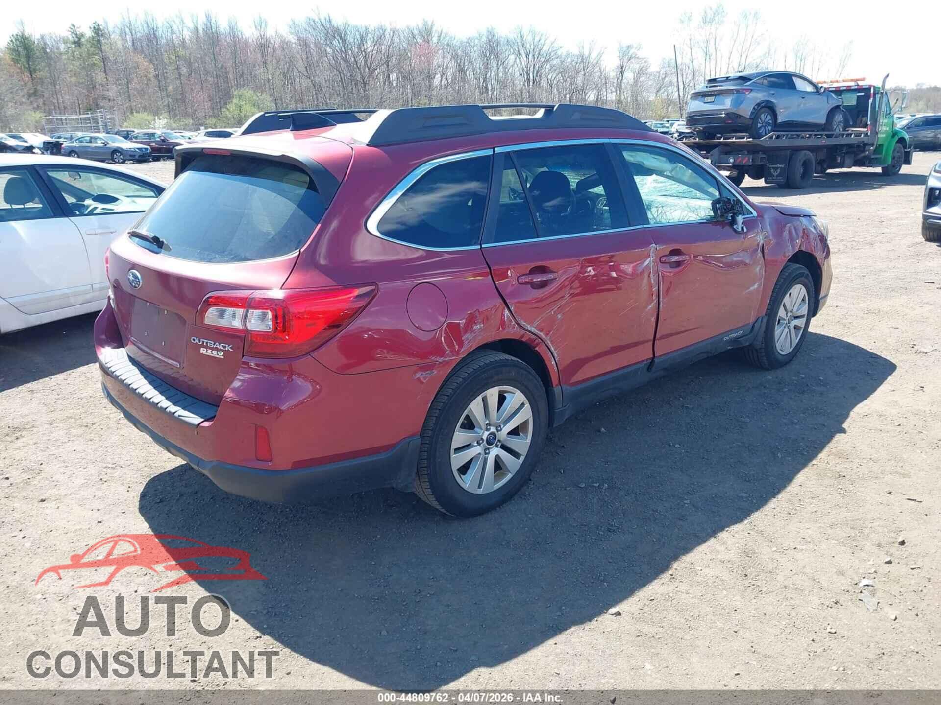 SUBARU OUTBACK 2016 - 4S4BSAEC9G3260770