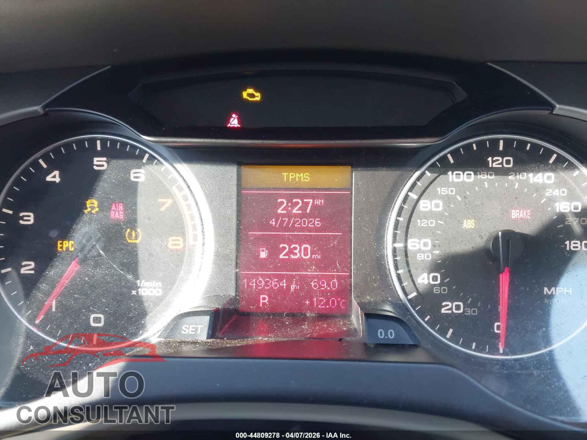 AUDI A4 2010 - WAUAFAFL8AN059468