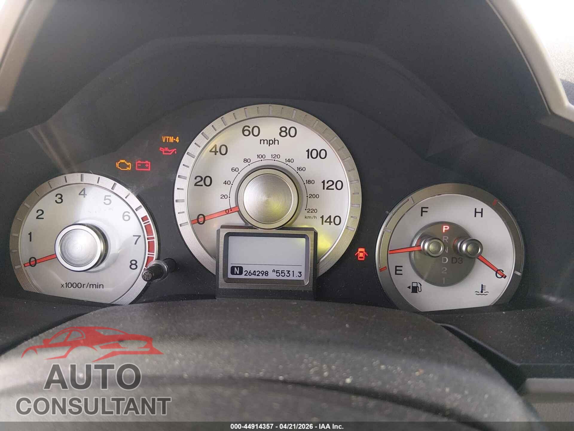 HONDA PILOT 2009 - 5FNYF48959B033683