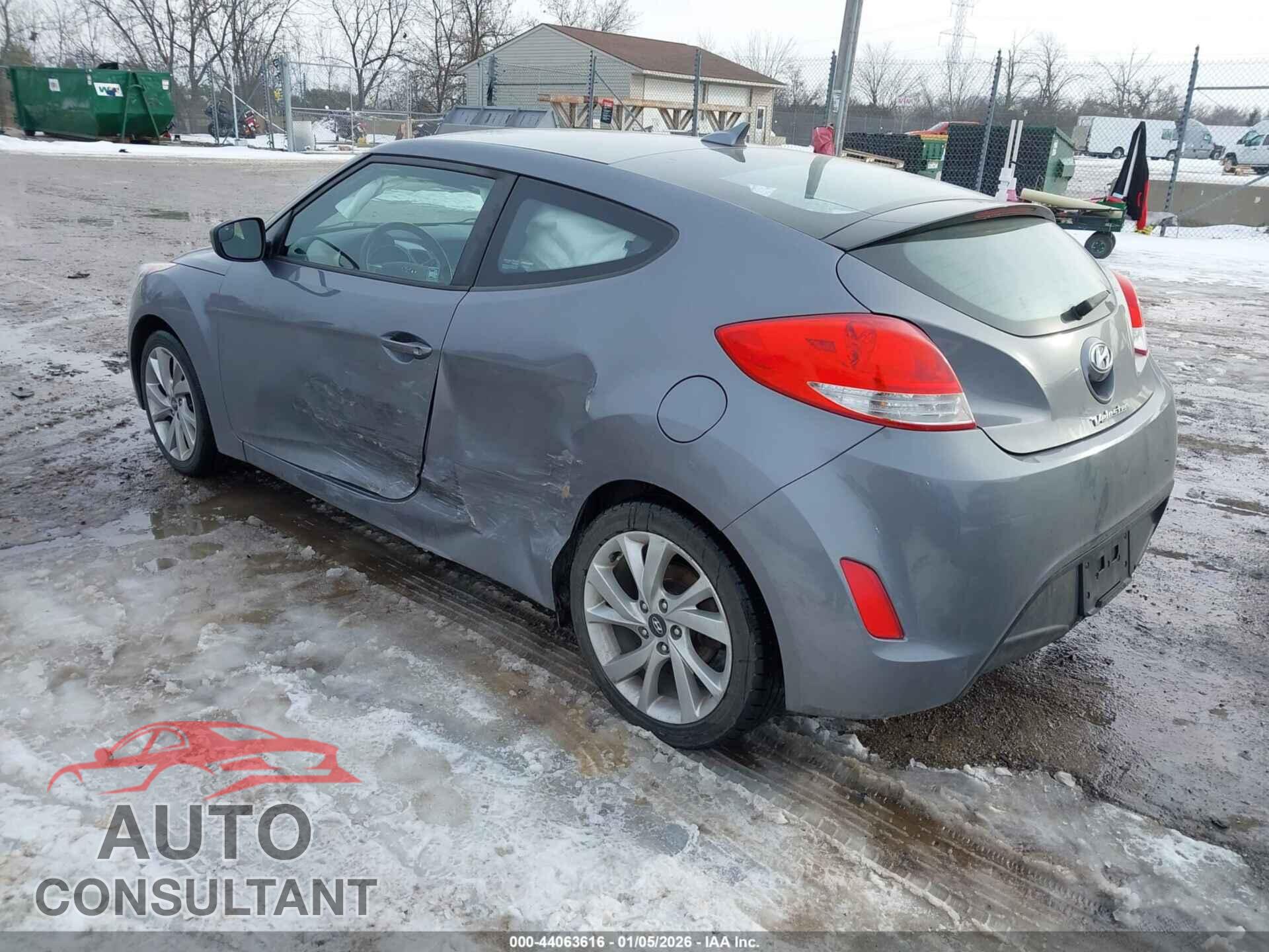 HYUNDAI VELOSTER 2017 - KMHTC6AD4HU307552