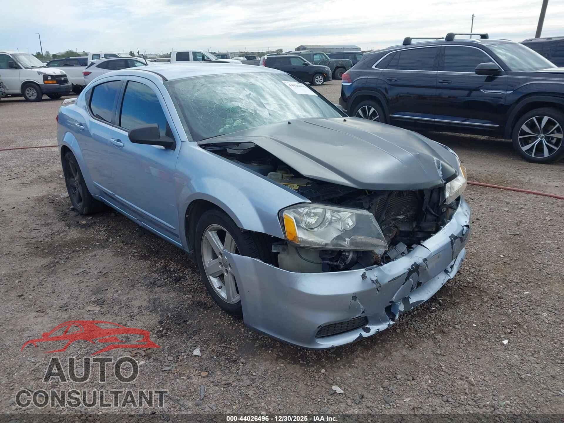 DODGE AVENGER 2013 - 1C3CDZAB0DN718683